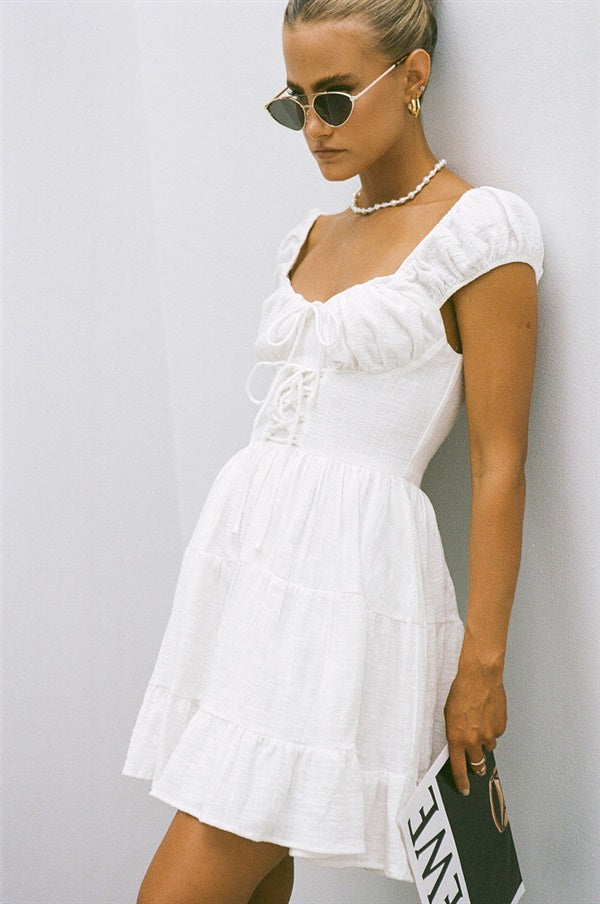 Exclusive Sabo-Designed Elara Women's Cotton Dress for Sunny Afternoons