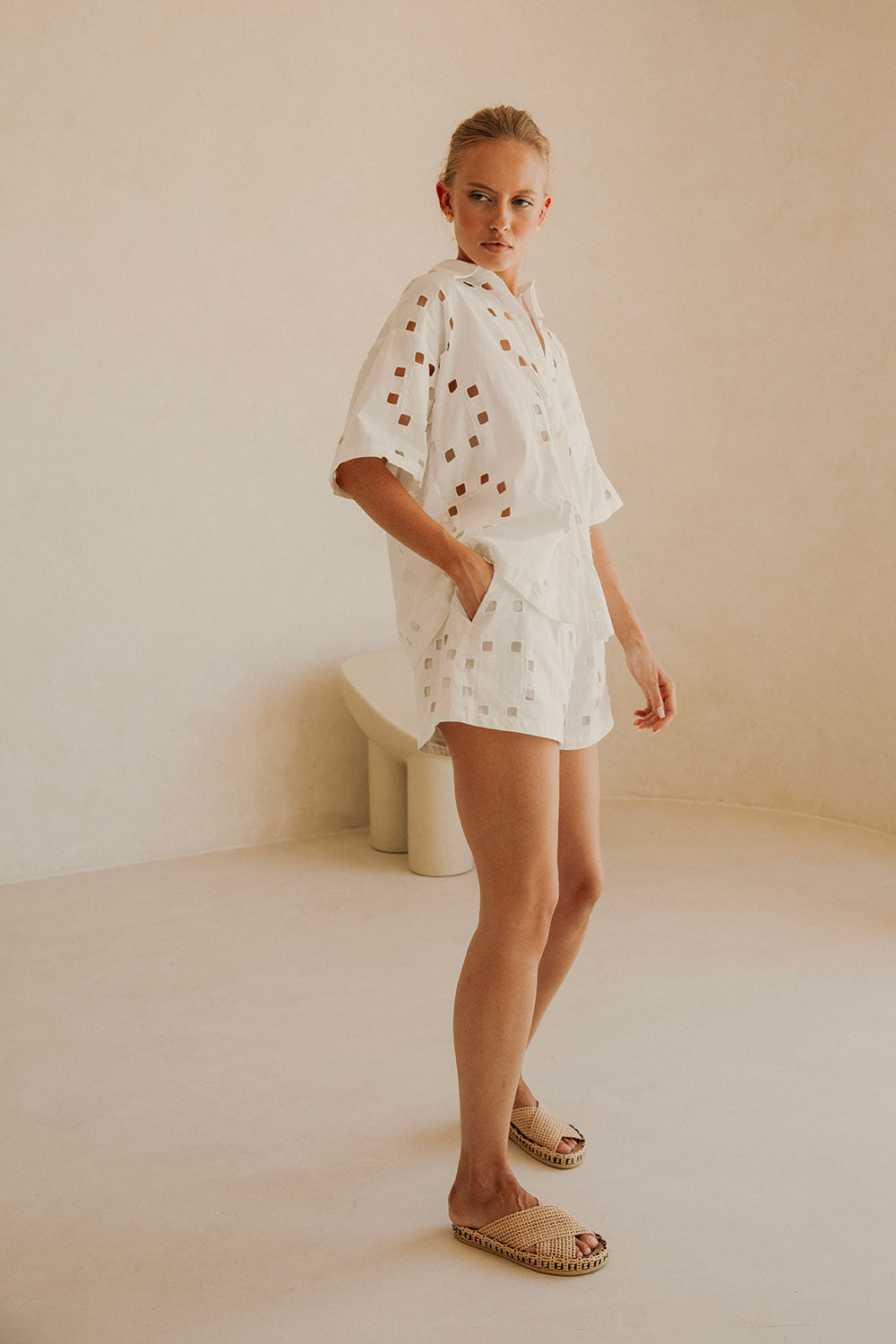 Unique Ellakai Cutwork Top - One - of - a - Kind Sample
