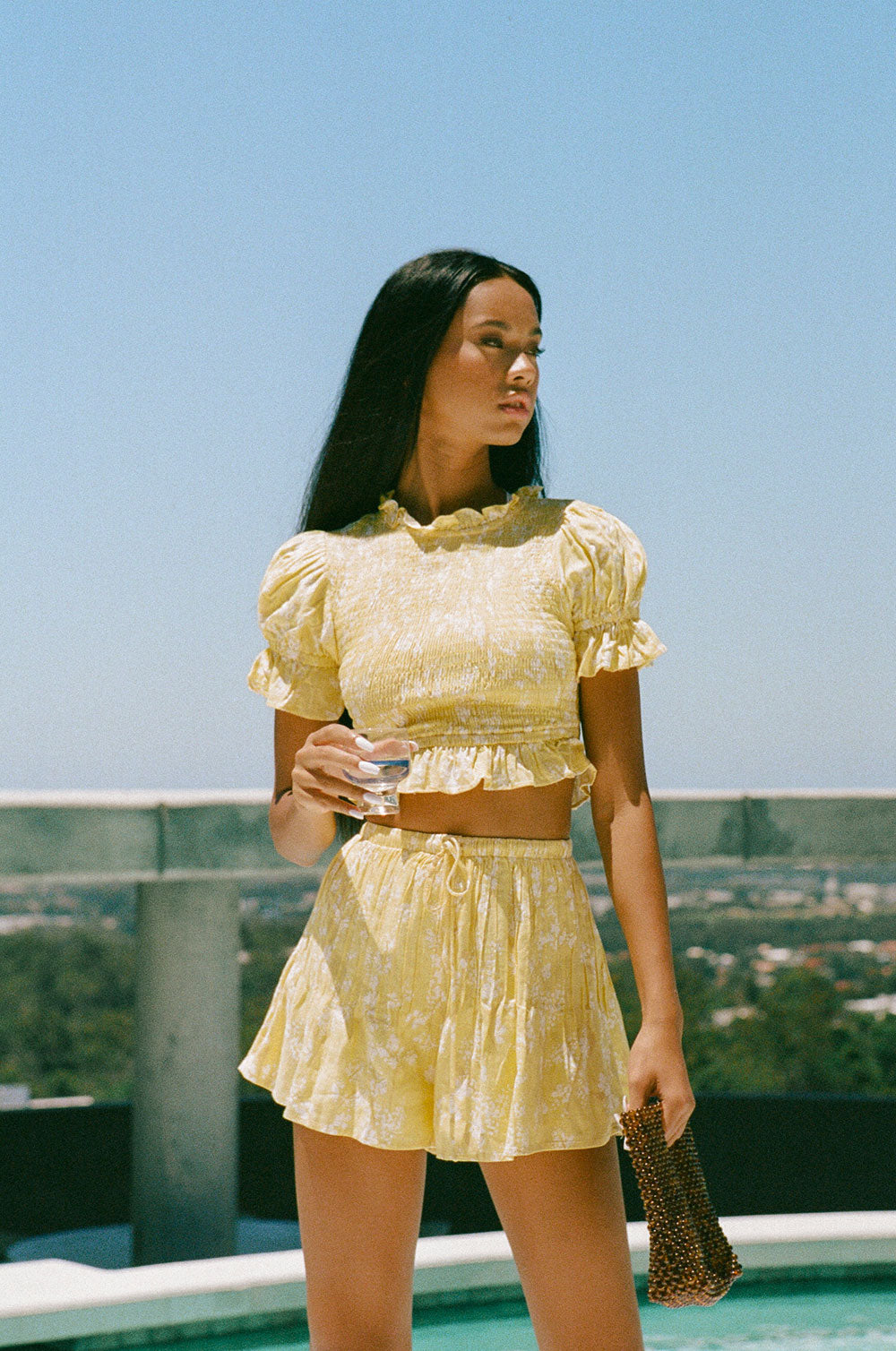 Unique Silky Mahli Sample Top with a Special Flair