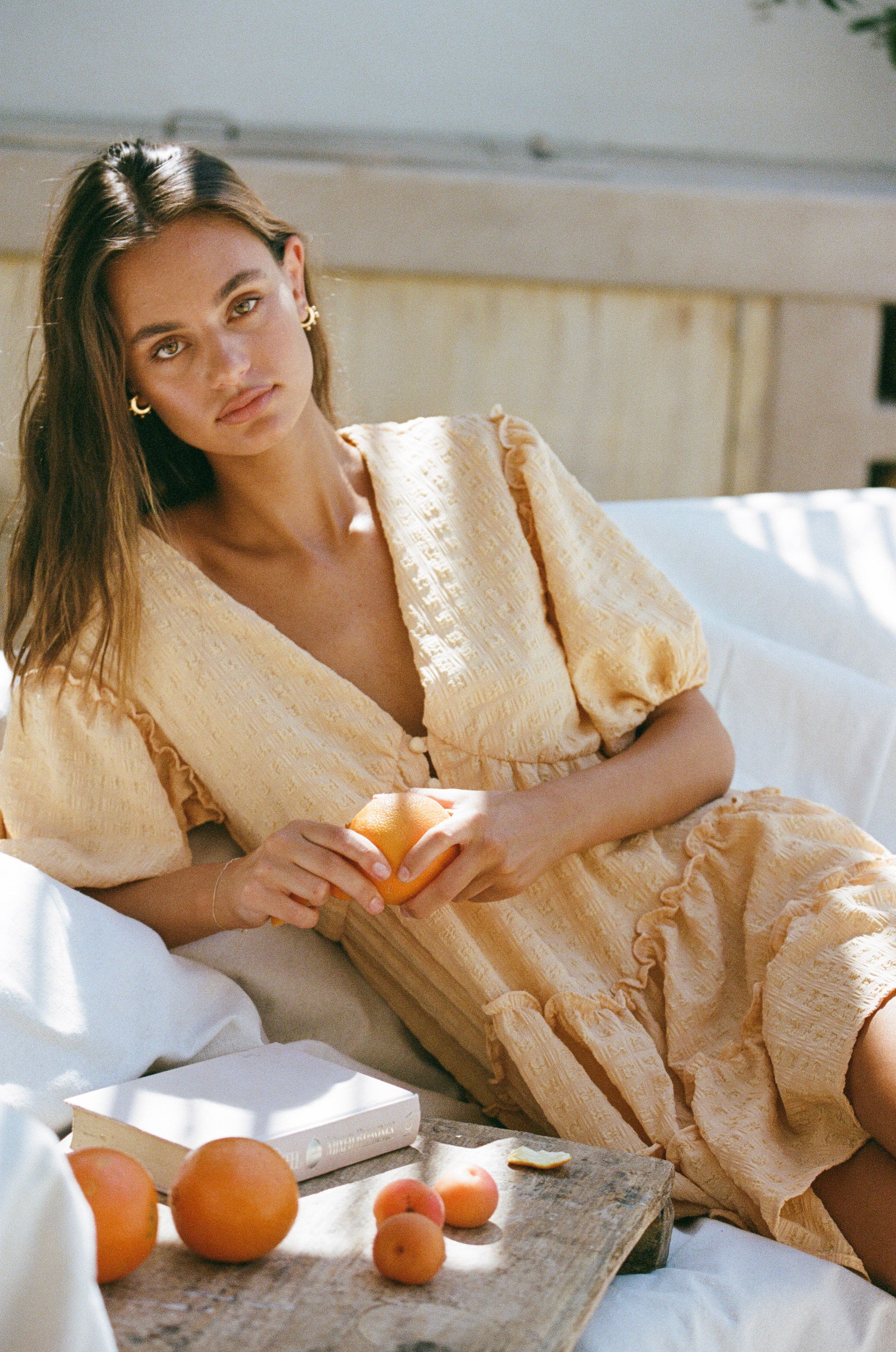 Unique Honey Tarelle Sample Dress with a Distinctive Look