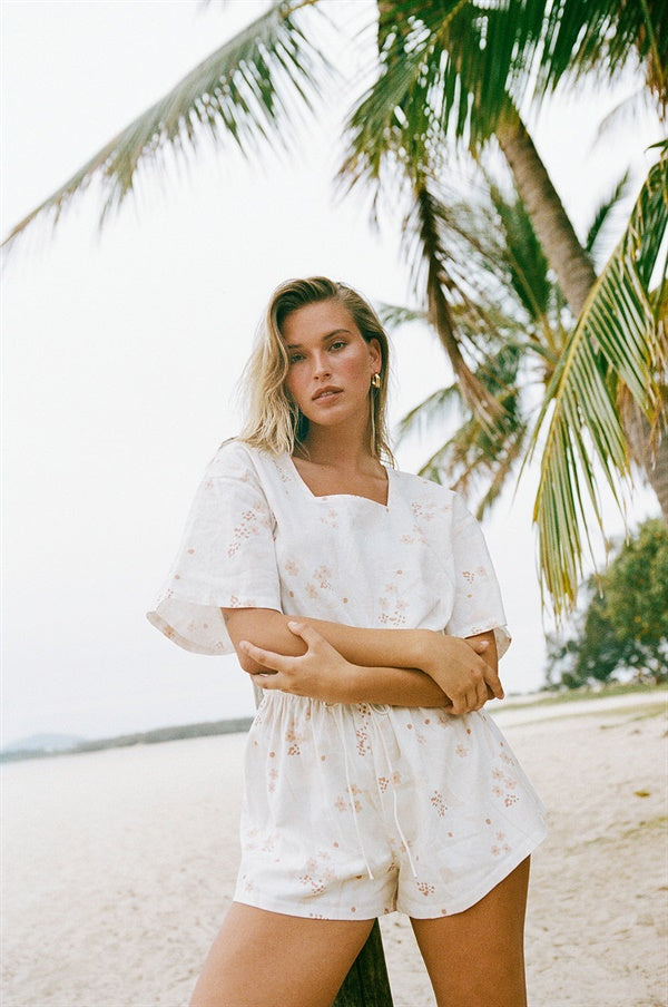 Unique Sample of Xali Linen Playsuit for Fashion Lovers