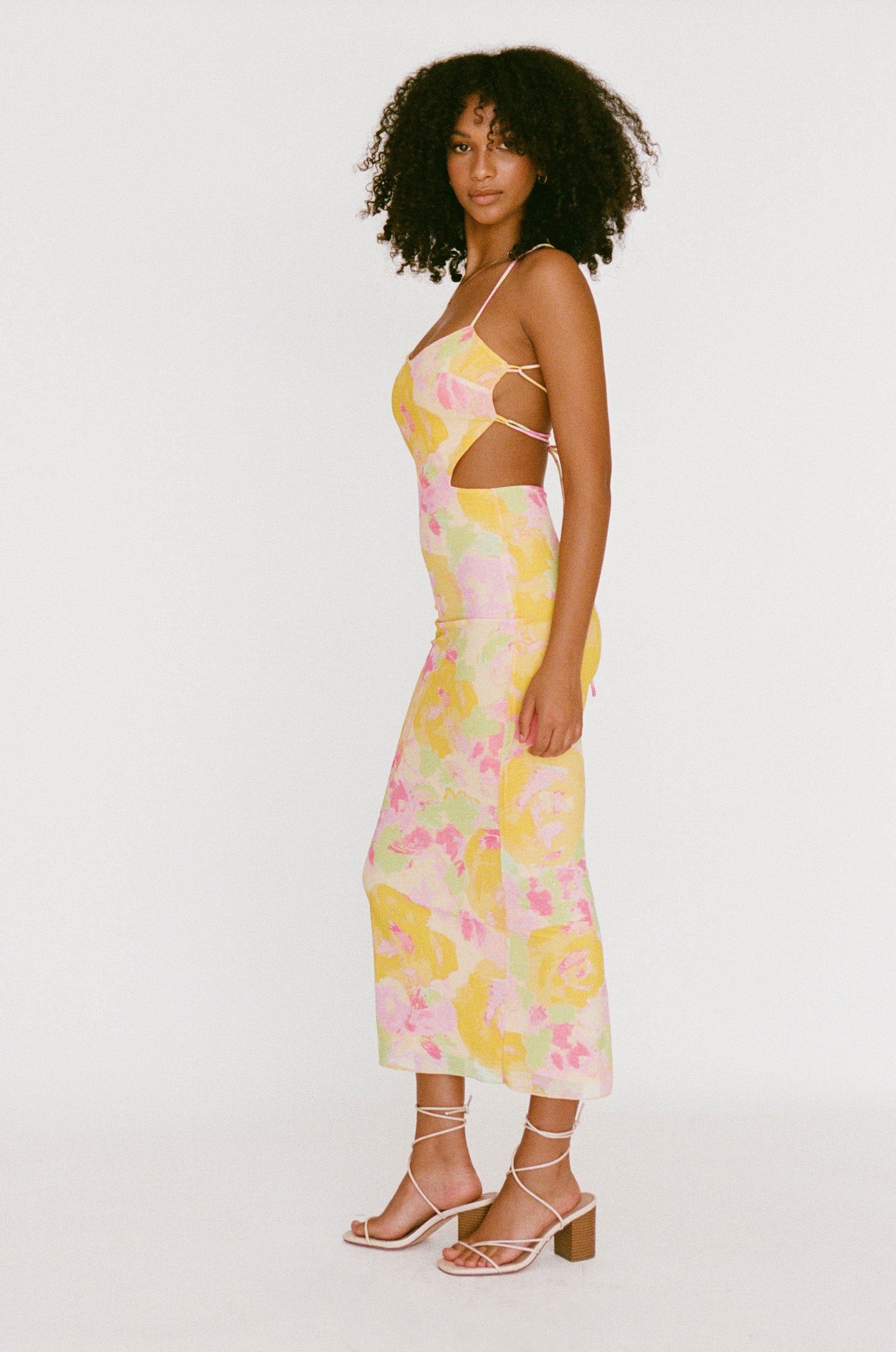 Unique Siani Midi Dress Sample with Minor Flaw