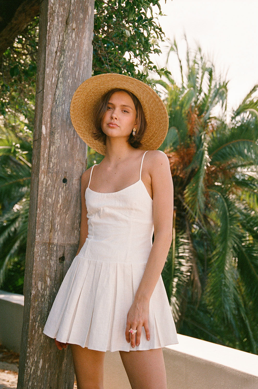 Exquisite White Angelica Women's Dress - A Unique Sample Piece