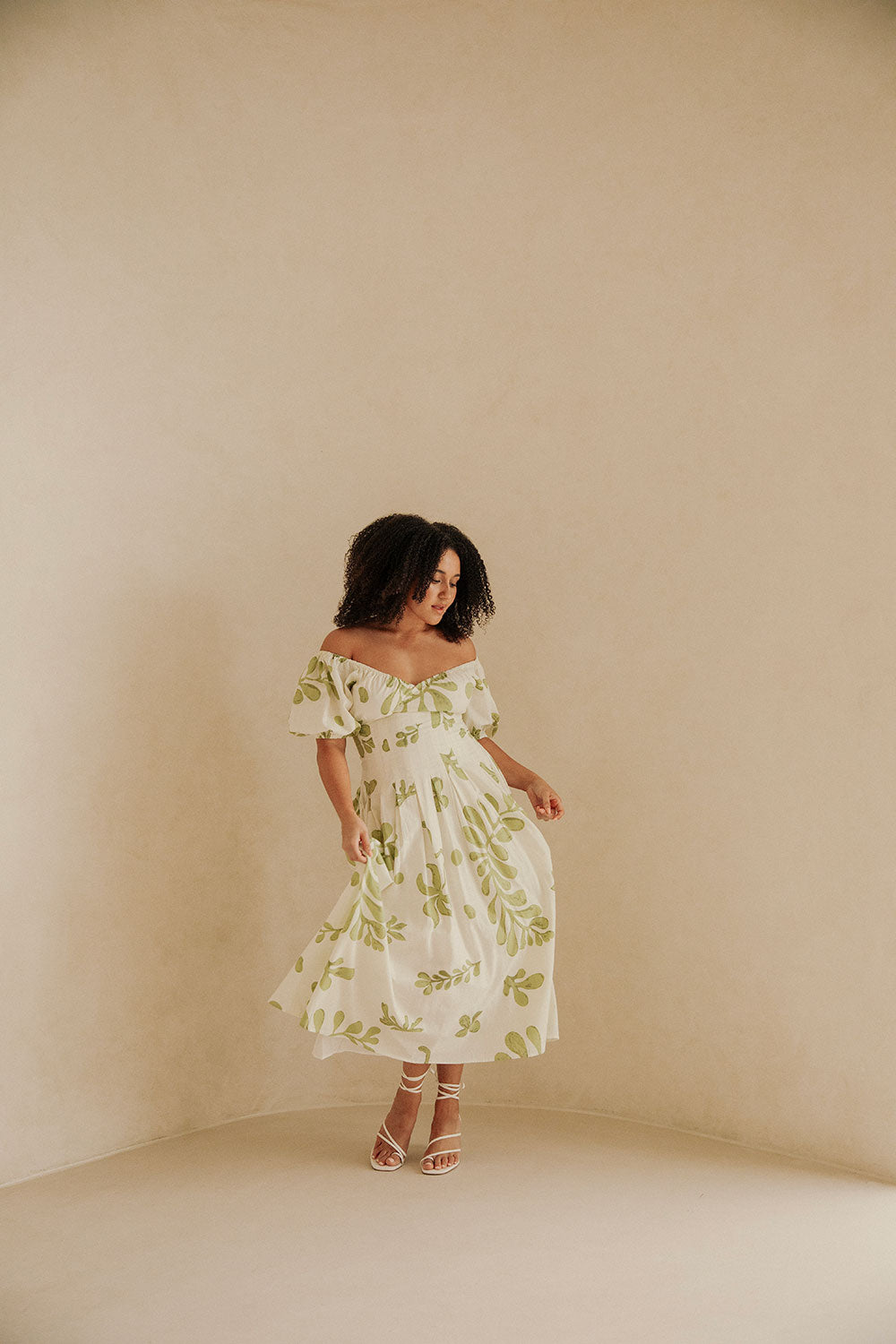Unique Leesa Sample Dress with Faint Yellow Mark