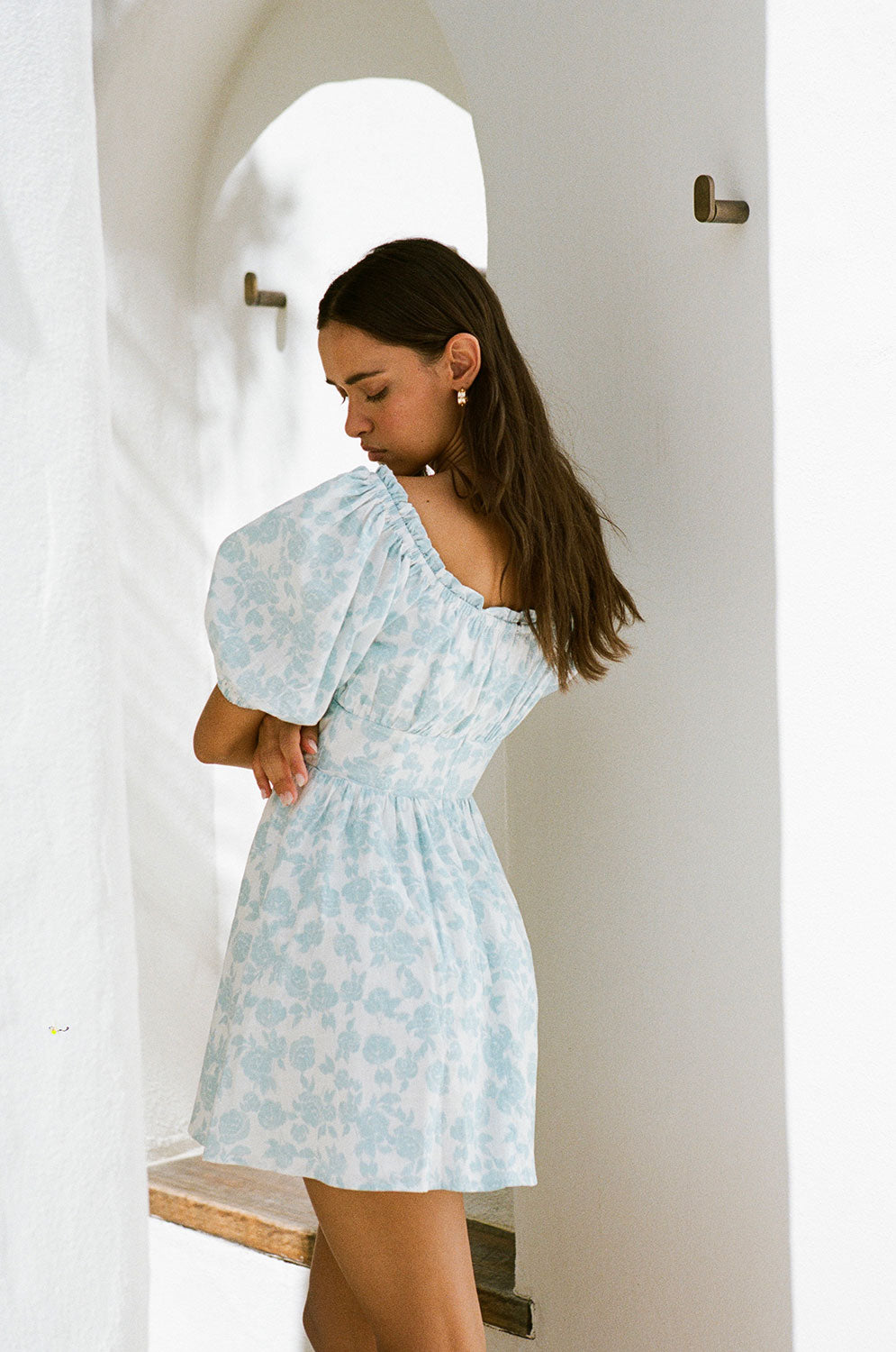 Women's Exclusive Story Book Rose Print Nyrobi Dress