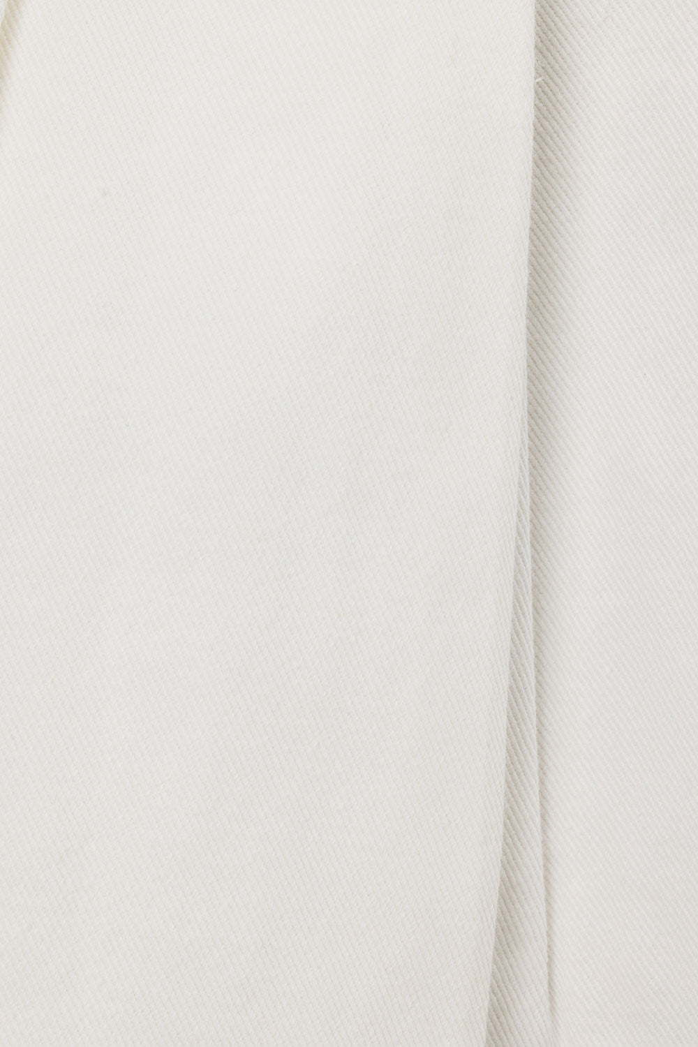 Exclusive Sabo Designed White Structured Cotton Denim Mini Zayla Skirt