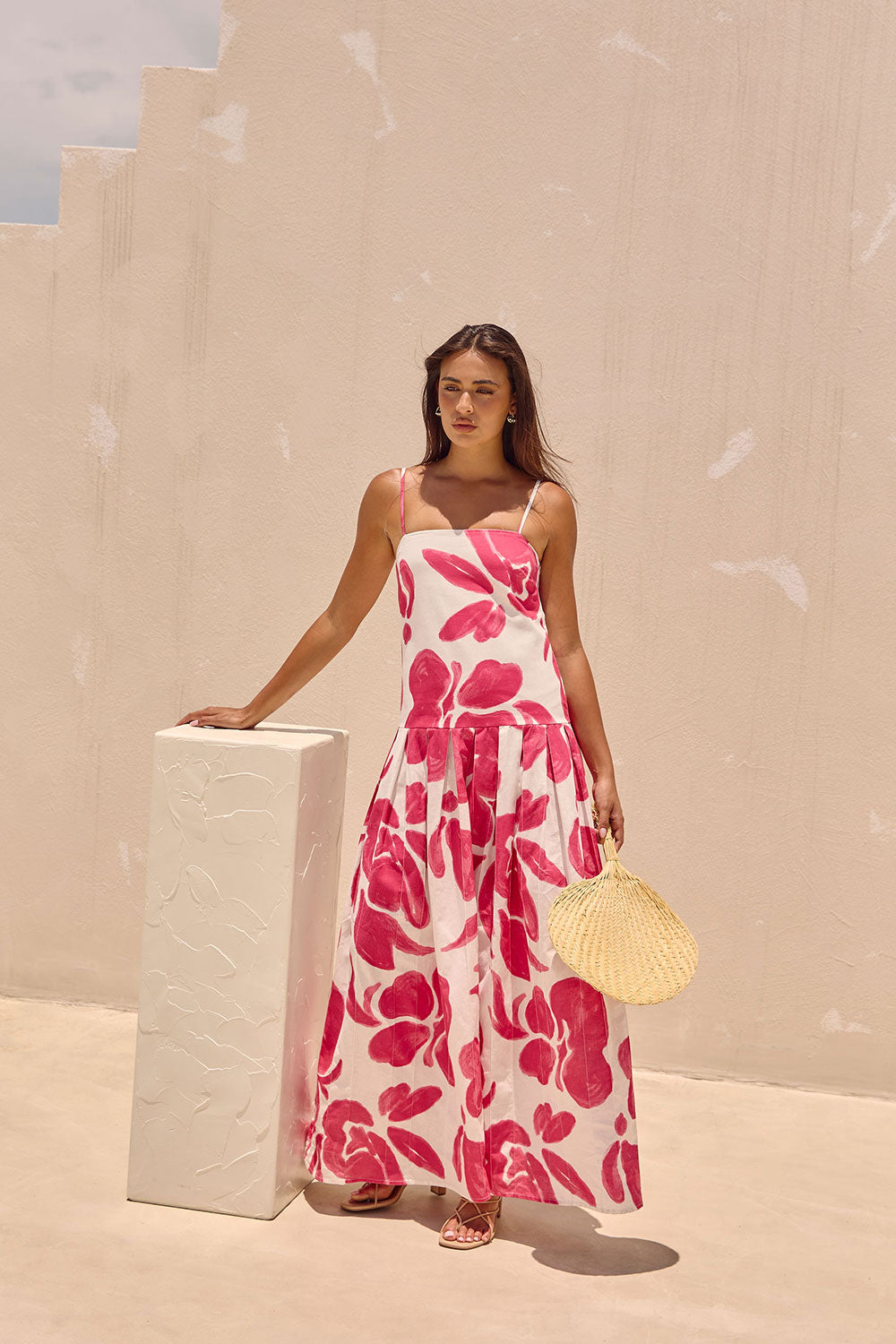 Ada Floral Patterned Bette Dress - Ideal for Special Events