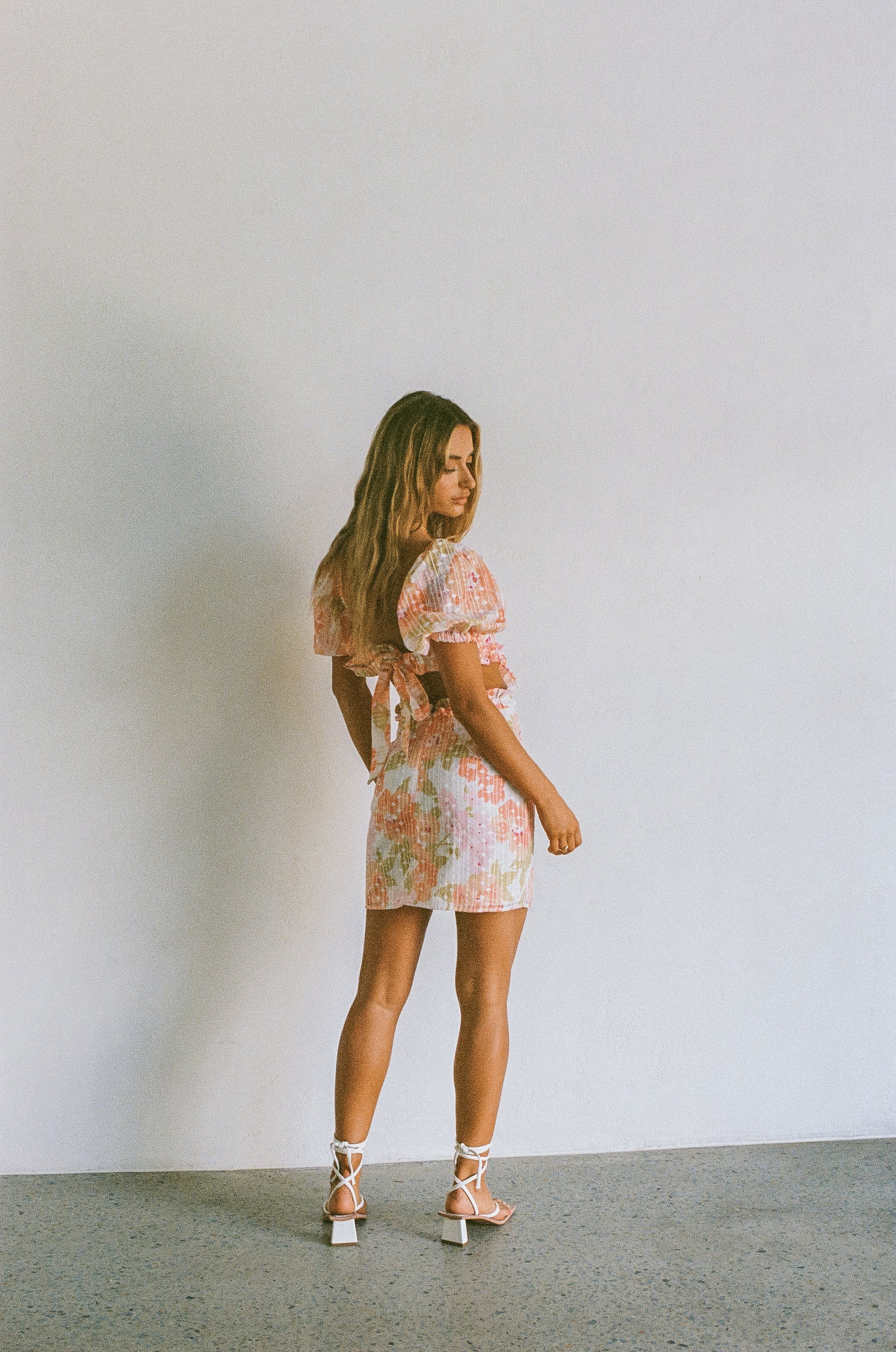 Exclusive Anemone Floral Brisa Corset Dress with Stylish Details