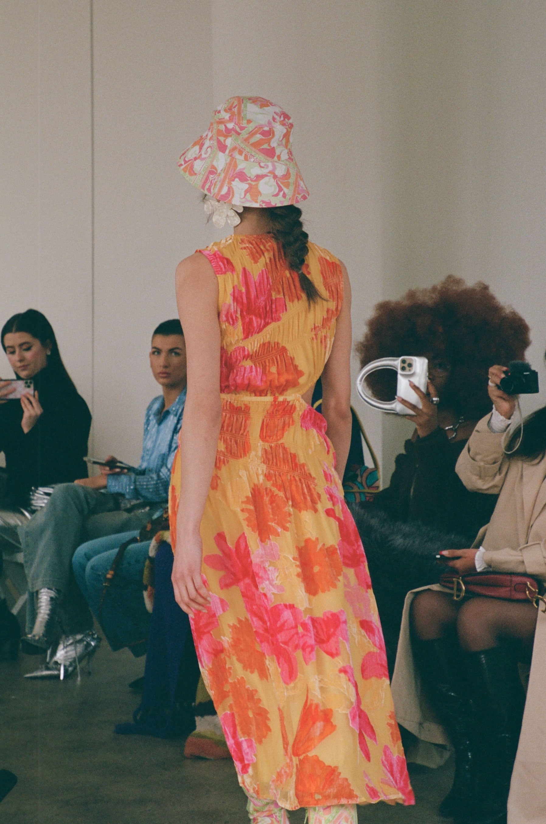 Unique Mariella Floral Sunny Midi Dress - One-of-a-Kind Sample