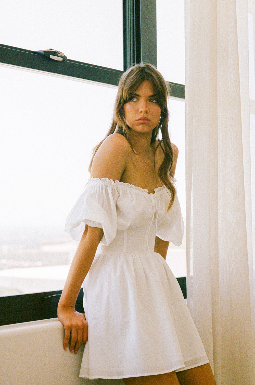 Unique White Nyrobi Dress - Sample for Personal Wear