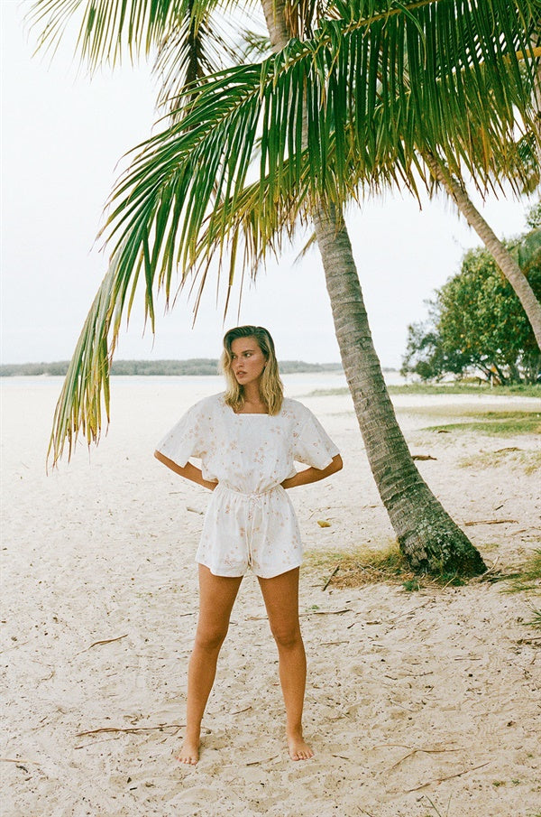 Unique Sample of Xali Linen Playsuit for Fashion Lovers