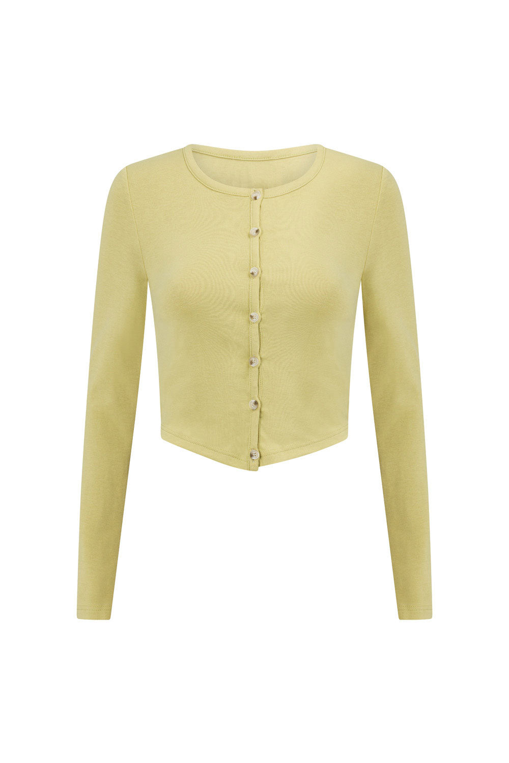 Creamy Green Soft Jersey Sheniah Women's Top