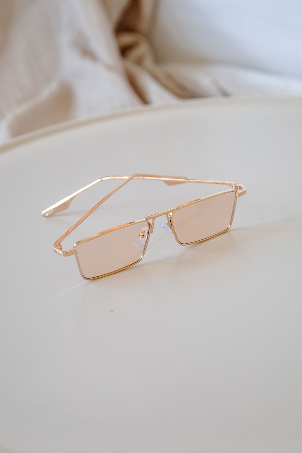 Stylish Elyse Tea - Colored Fashion Sunglasses Inspired by the 90s