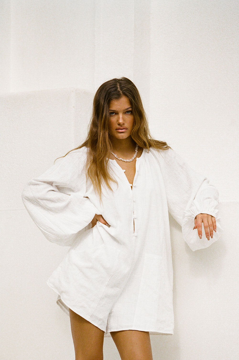Unique Dimmi Playsuit Sample with a Faint Yellow Mark