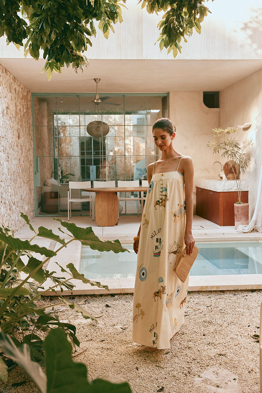 Unique Sample Ida Dress Inspired by the Isles Of Greece