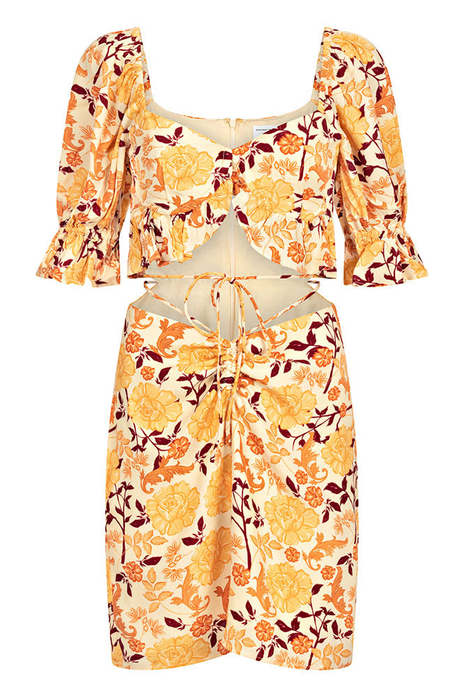 Unique Silky Ahlee Frilled Dress for Fashion Lovers