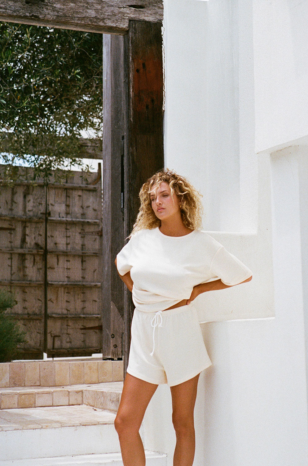 Unique Kairo Butter-colored Top - Sample in Perfect XS Size