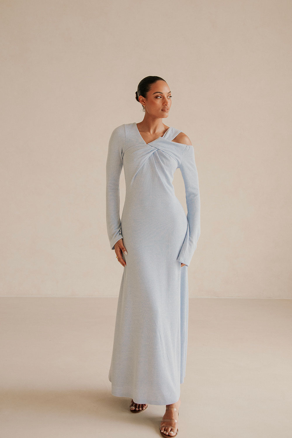 Blue Women's Nyla Party Dress from SABO x Kayla Boyd Collection