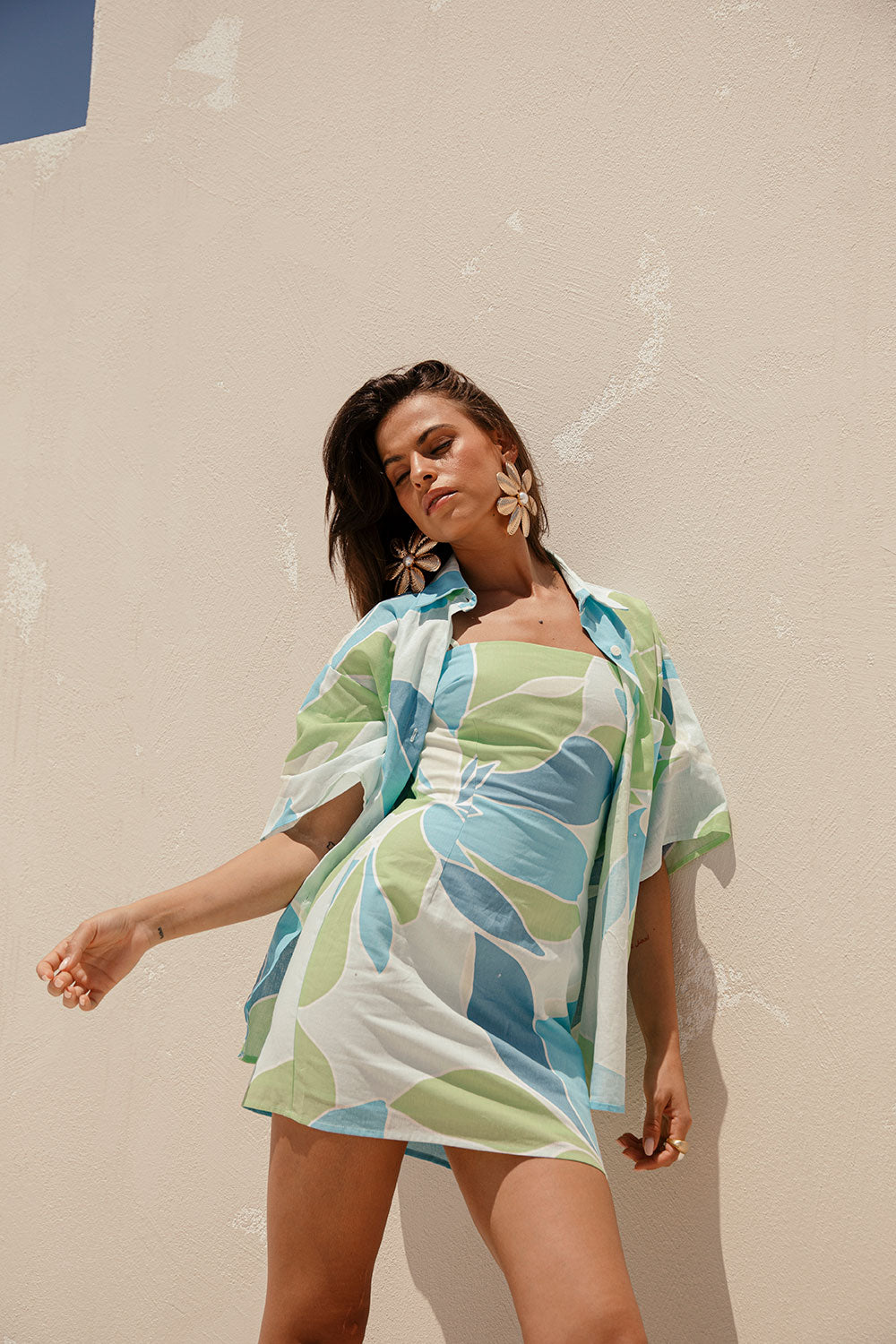 Unique Amira Top in Stunning Magnolia Blue Shade