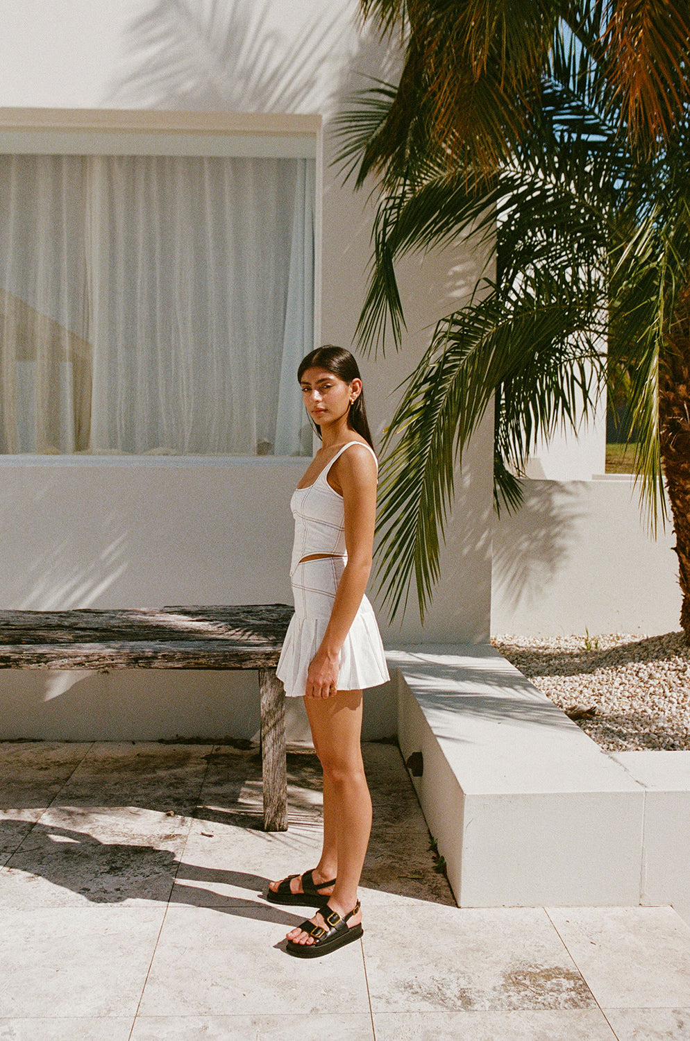 Exclusive Koralie White Women's Skirt - Sample Edition
