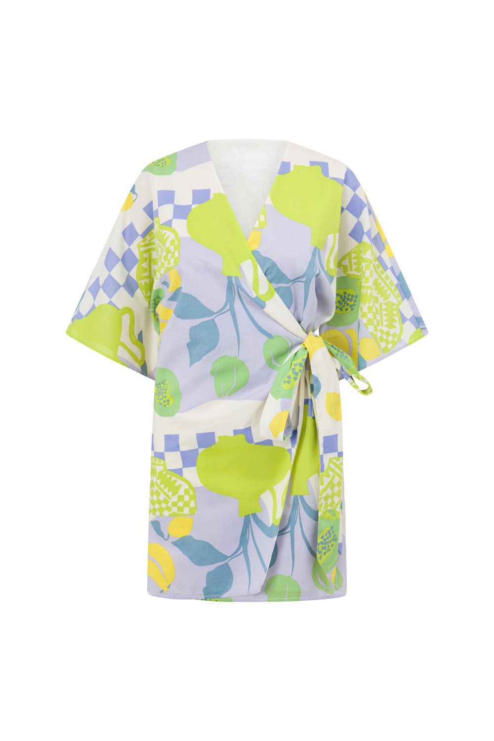 Sabo Exclusive Scarlett Wrap Dress in Beautiful Dolce Verde Print