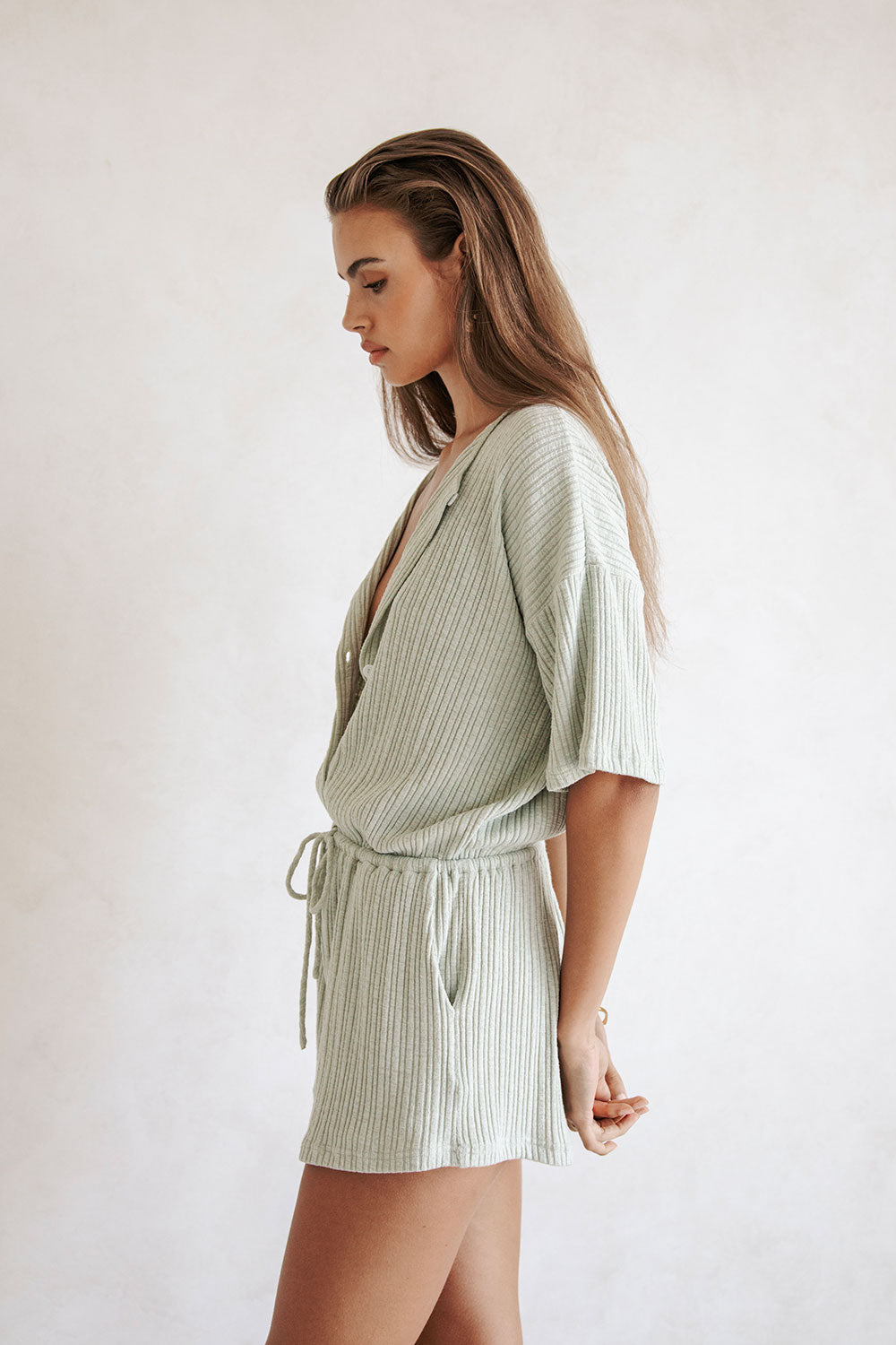 Exclusive Sage Juniper Playsuit - One - of - a - Kind XS Sample