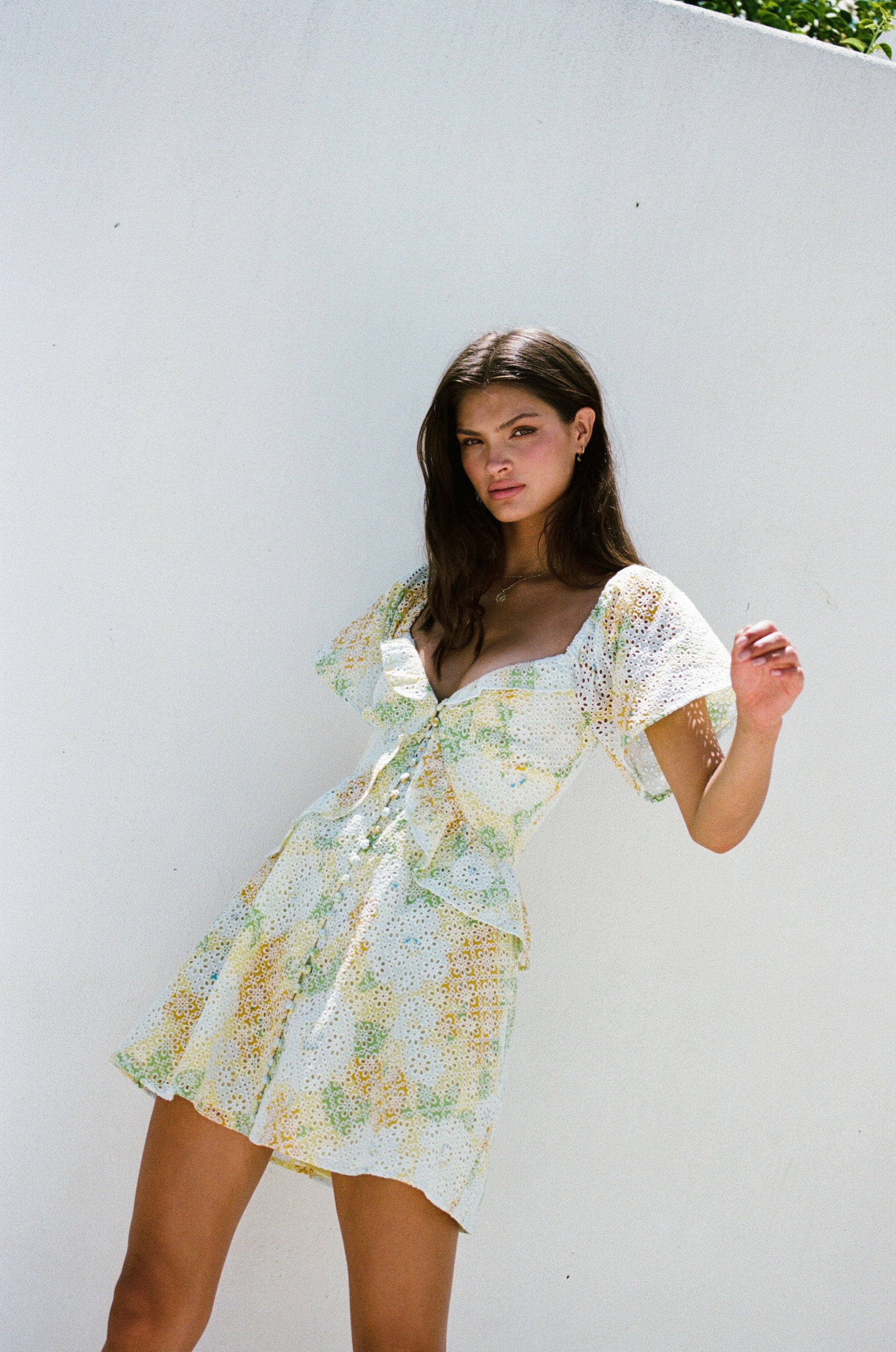 Unique Karta Frill Dress - Sample with Character