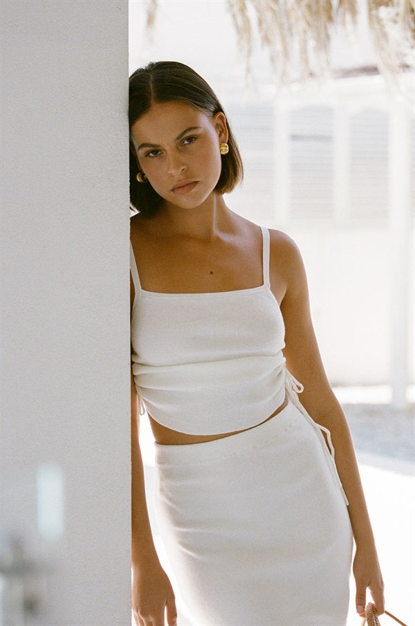 Unique Celina Knit Top with a Faint Mark - One-of-a-Kind Fashion Piece