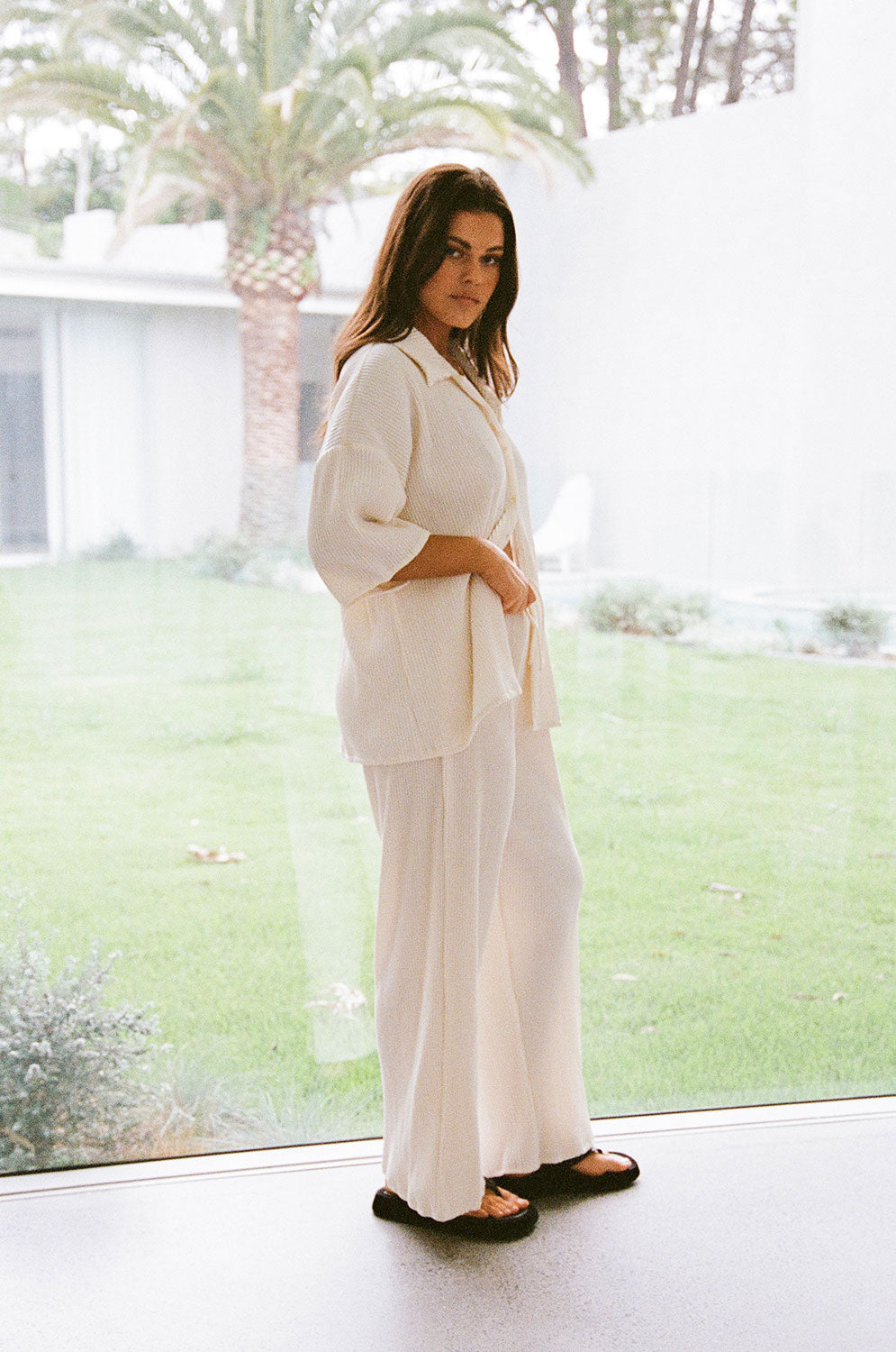 Exclusive One - off Black - dotted Naiara Pants for Fashion Lovers