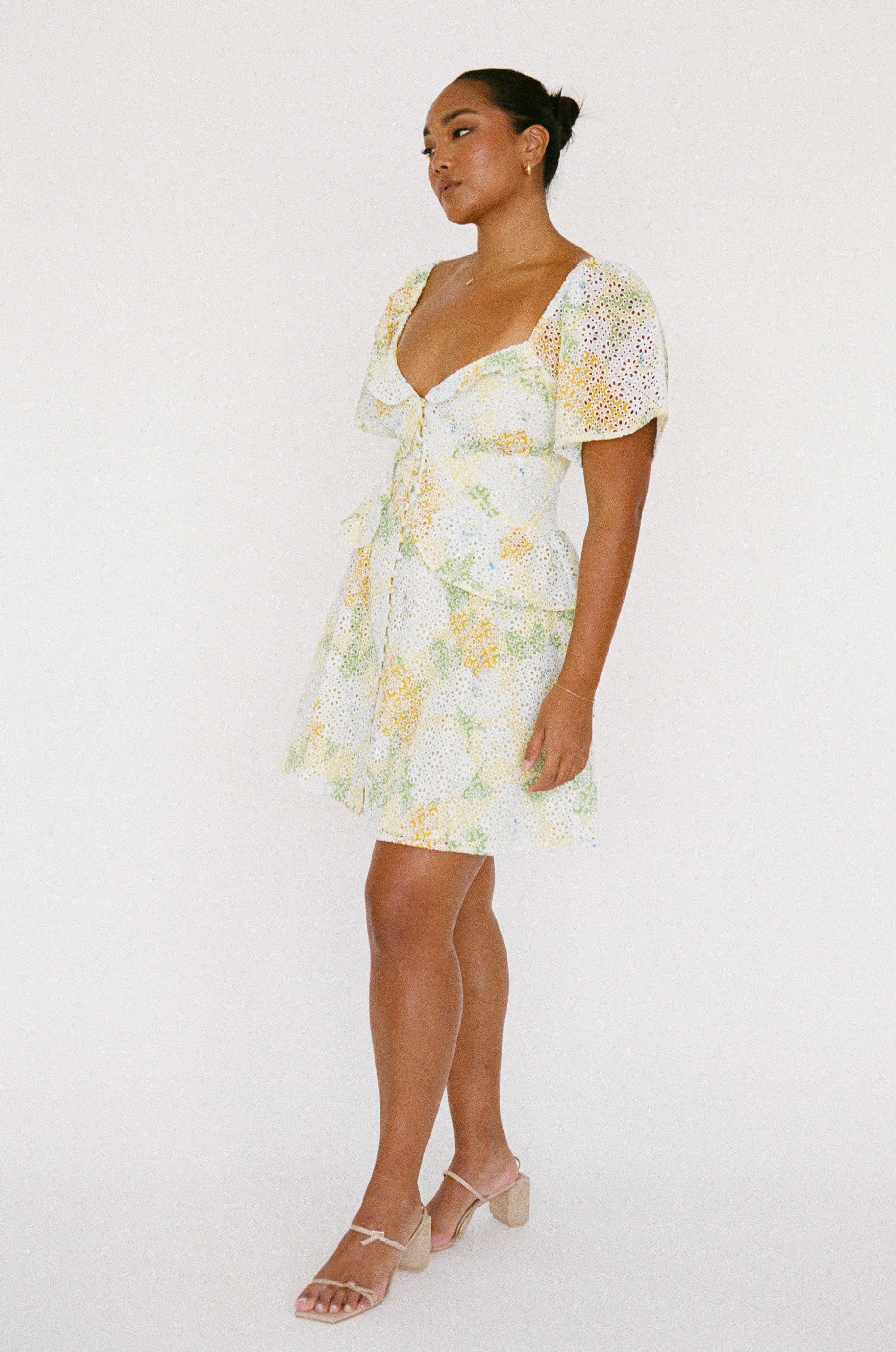 Unique Karta Frill Dress - Sample with Character