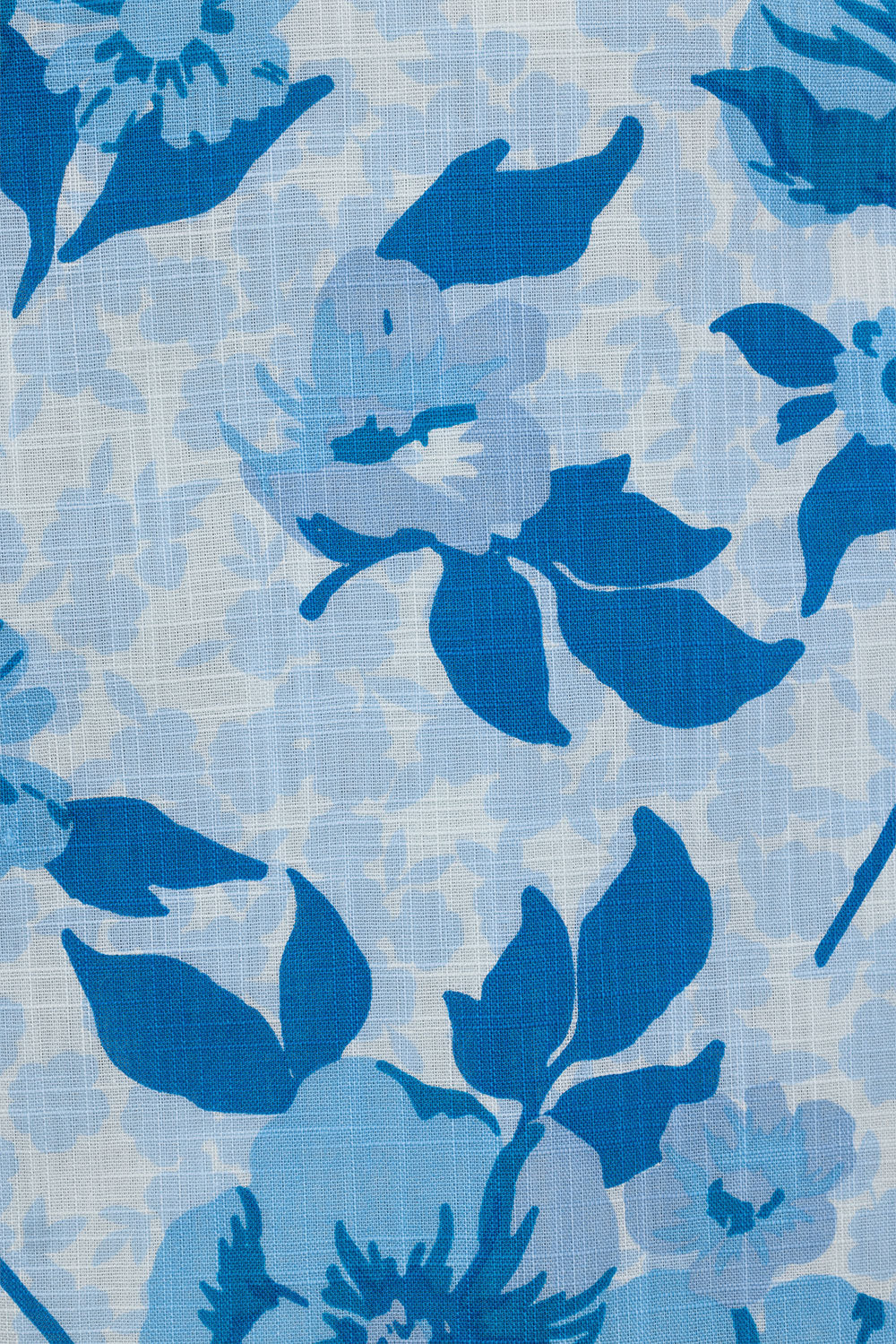 Exclusive Azure Flora Print Gisella Cutout Cotton Dress