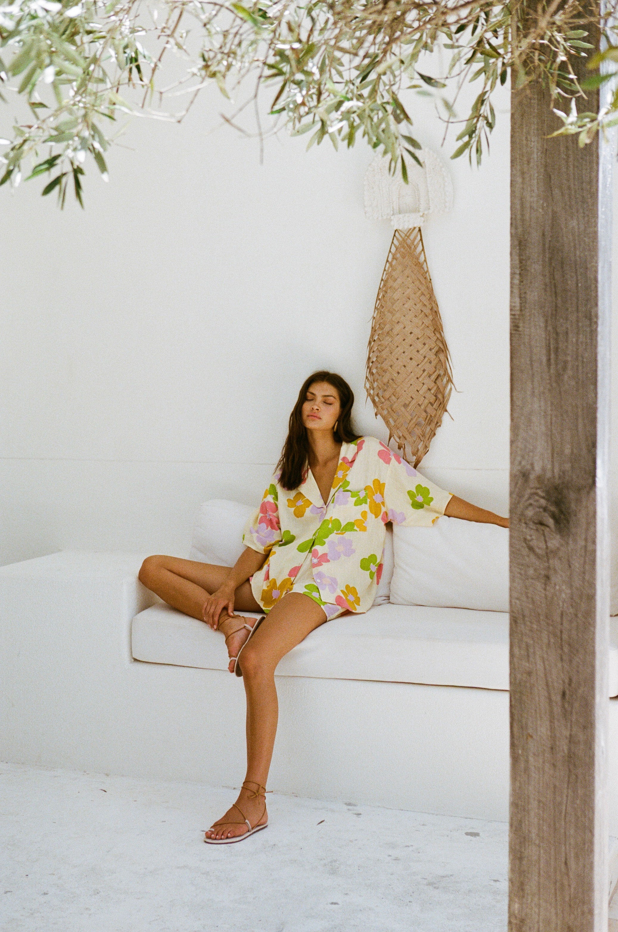 Sabo's Exclusive Tutti Daisy Floral Lennon Relaxed Top
