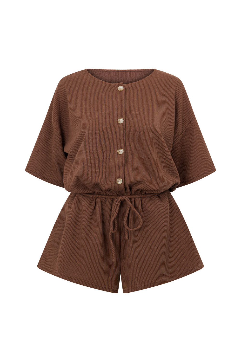 Chocolate Juniper Playsuit - Comfy and Cute Vacation Essential