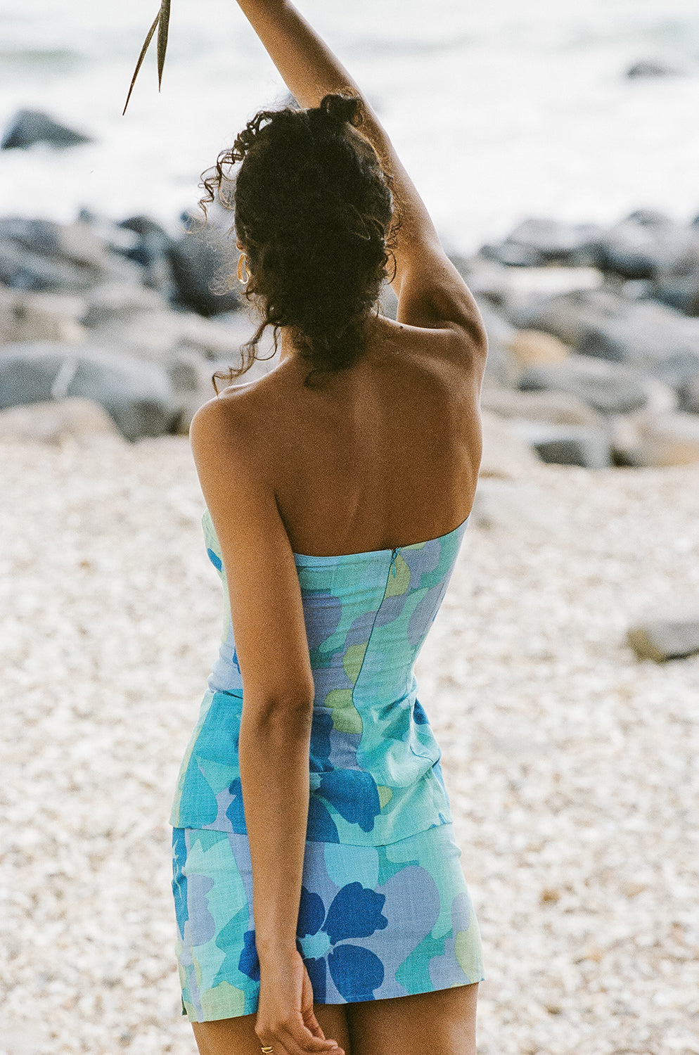 Unique XS Lyric Top in Bold River Color - One - of - a - Kind Sample