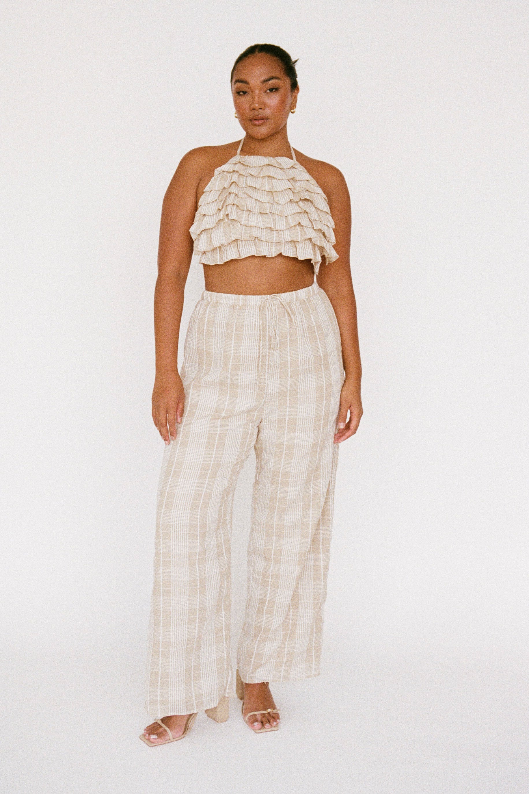 Unique Anley Frill Top - A Stylish Women's Fashion Sample