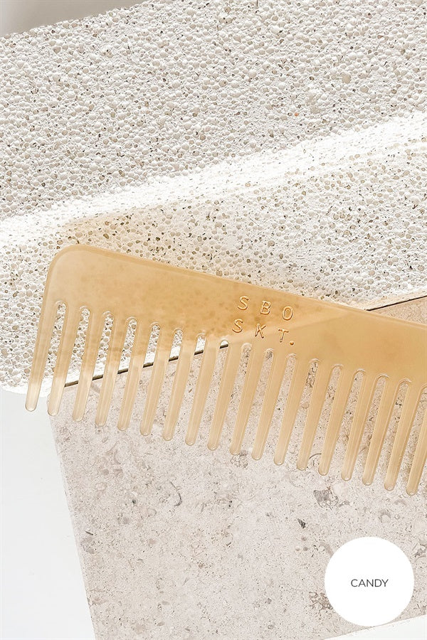 Stylish SBO SKT Hair Comb in Caramel/Candy Color