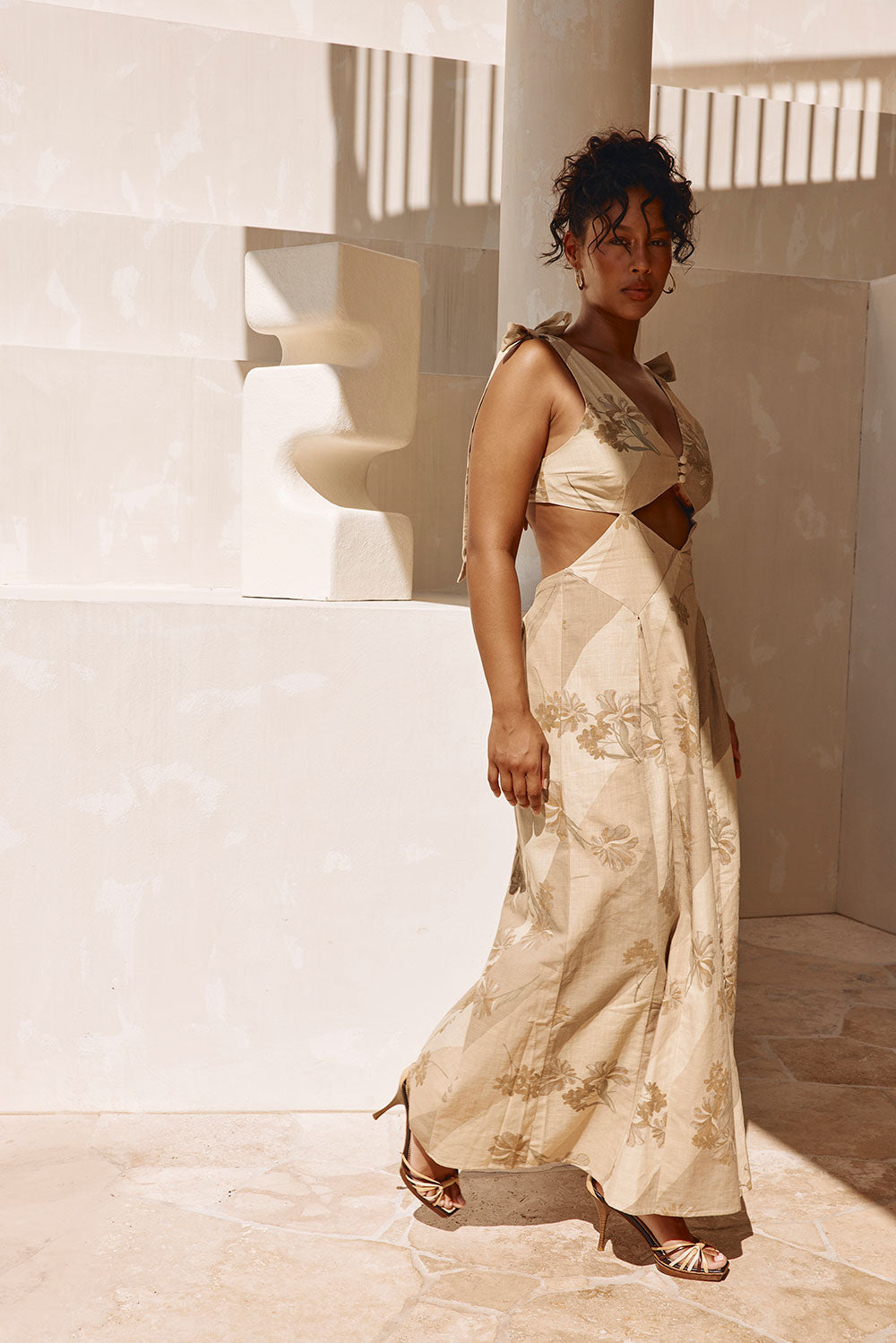 Unique Sample of Maivie Tawny Bloom Women's Dress