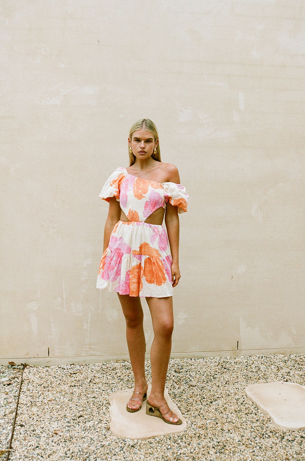 Unique Raffy Dress in Solstice Pink - One - of - a - Kind