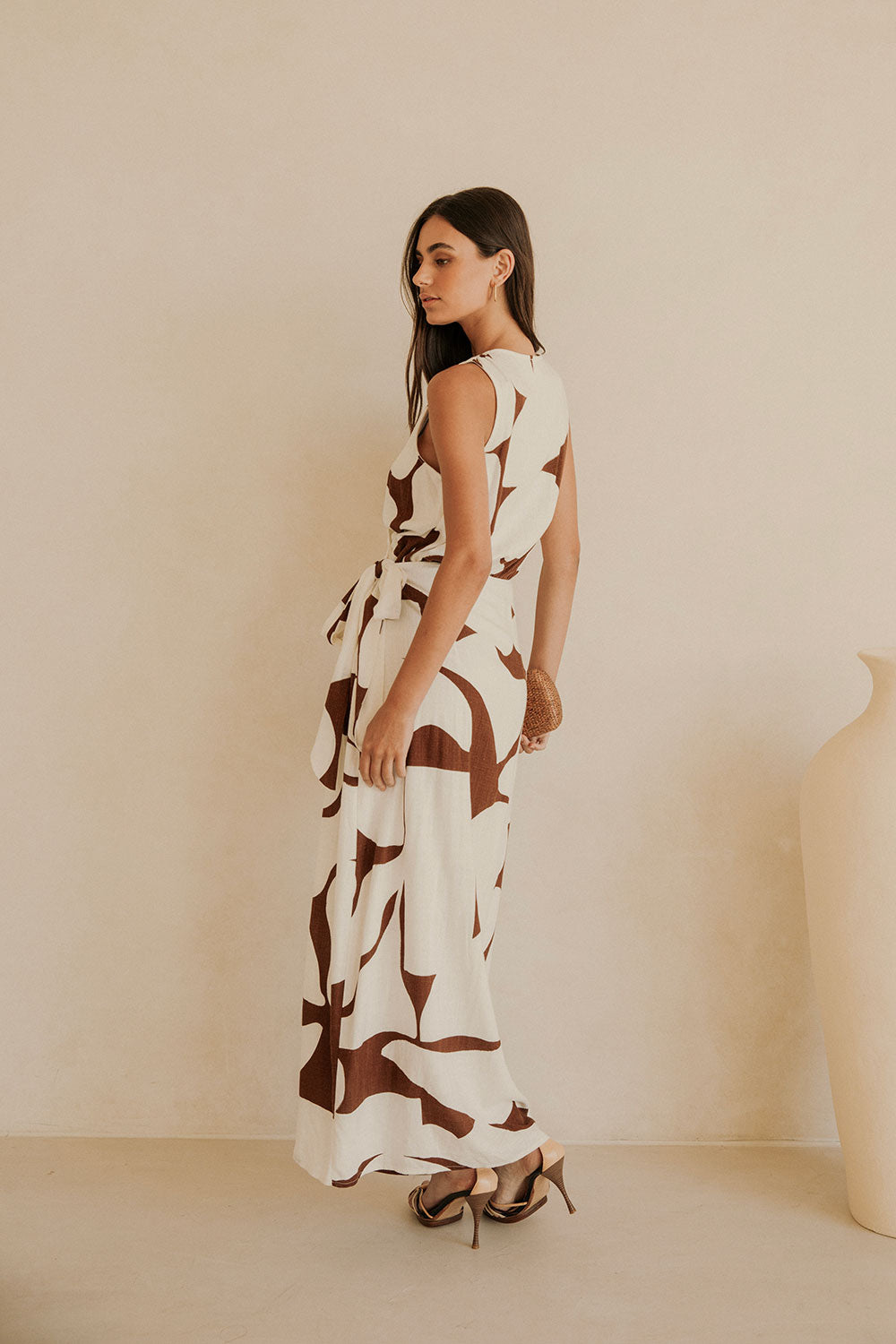 Sabo's Exclusive Madeira Sunroom Chocolate Women's Dress for Special Occasions
