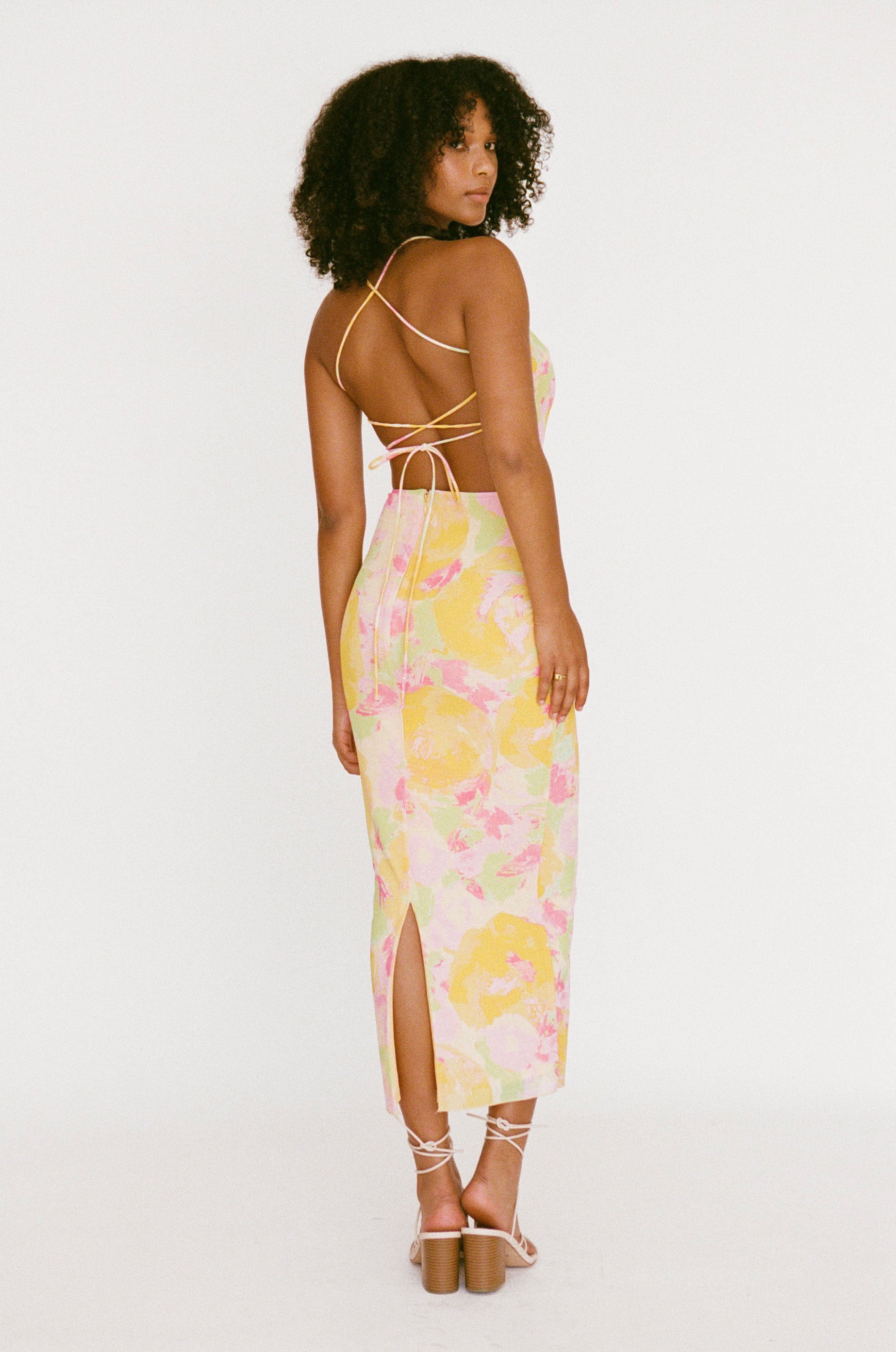 Unique Siani Midi Dress Sample with Minor Flaw