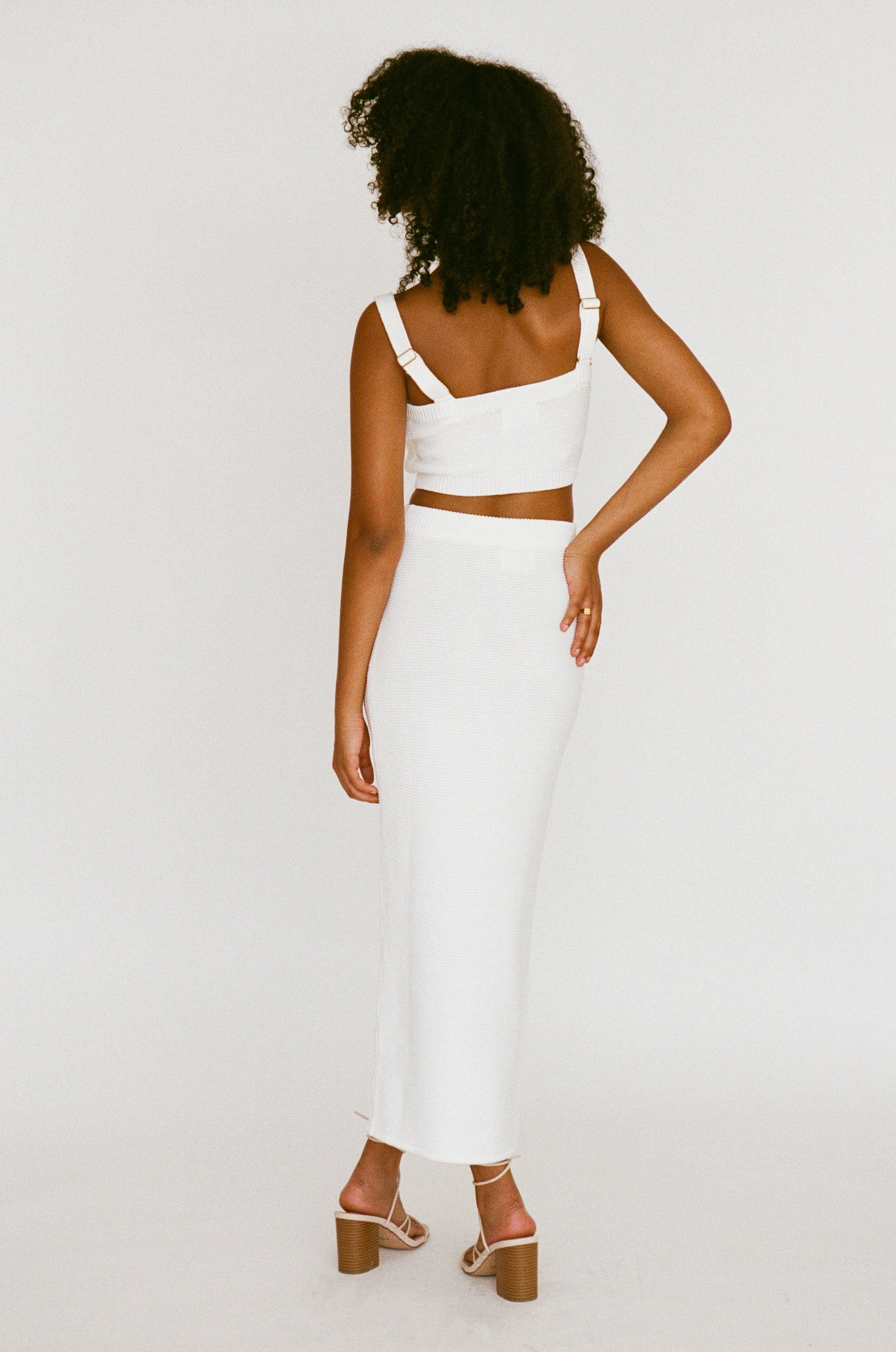 Unique Nooa Top Sample with Slightly Tarnished Gold Strap Adjusters