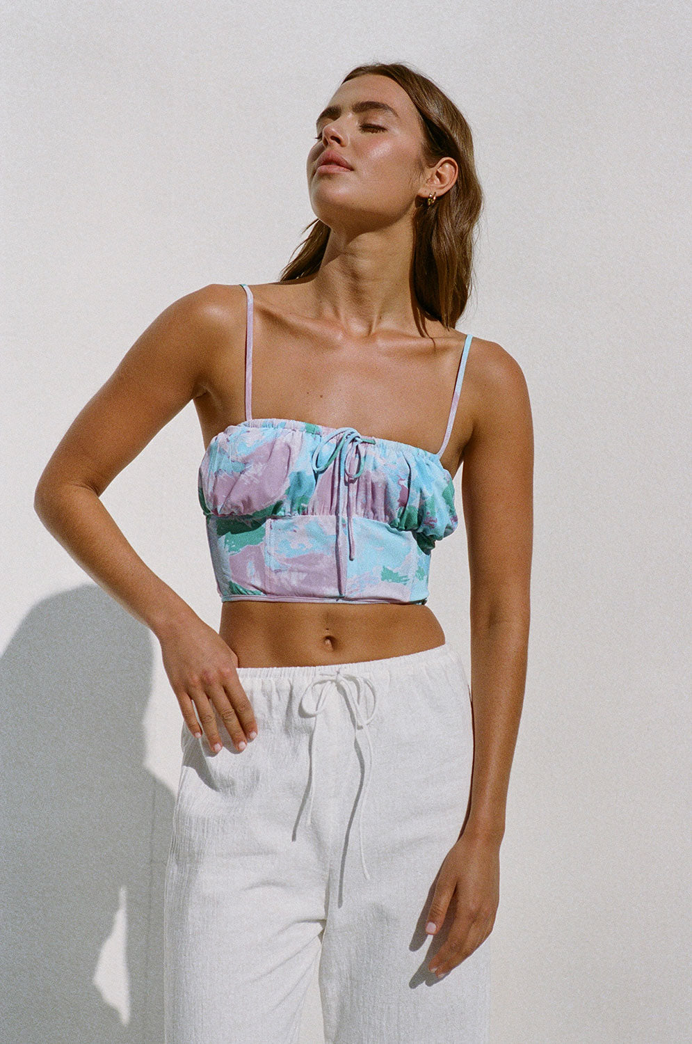 Exclusive Sabo Oceana Water Lilies Women's Top - Sample Piece