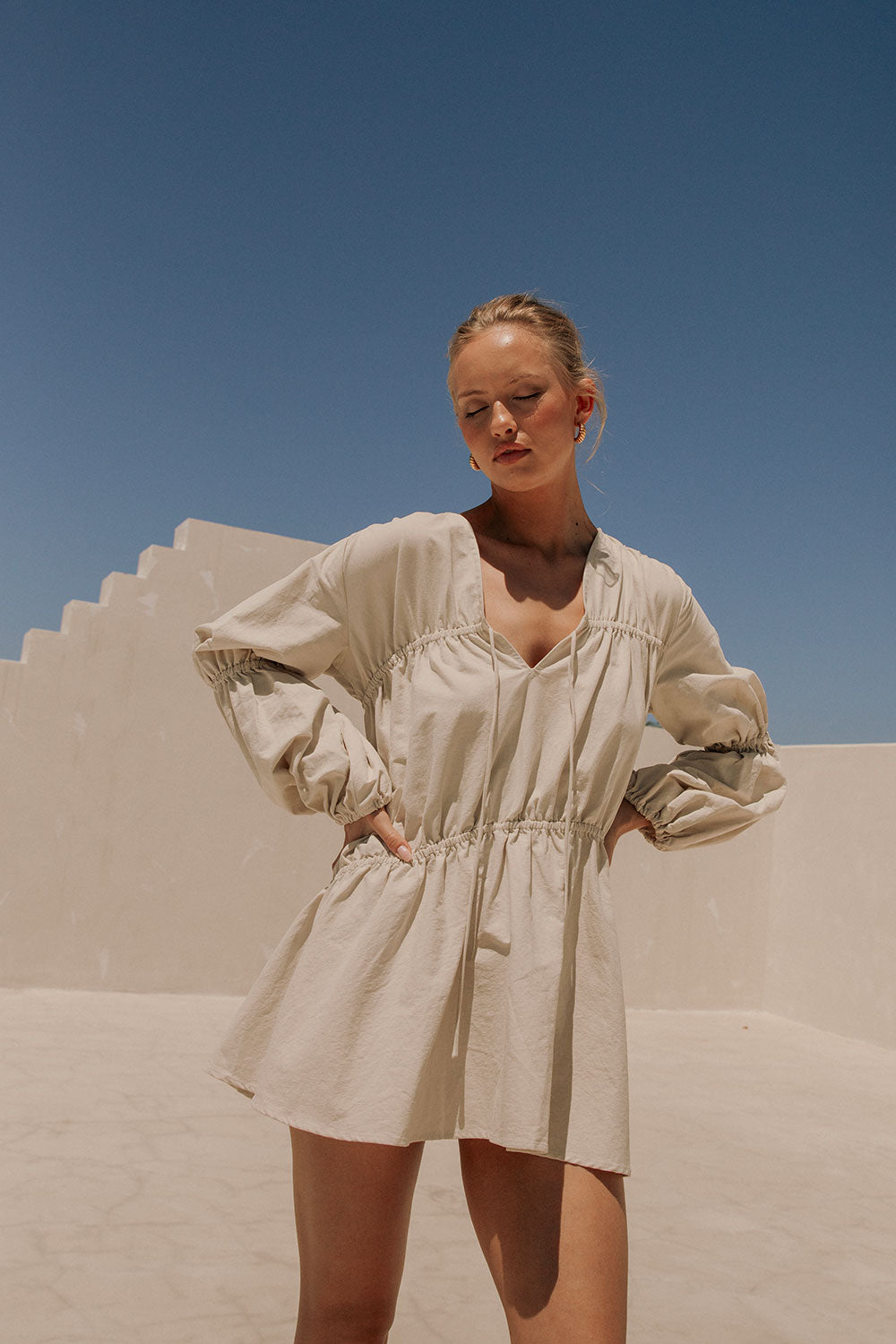 Sandy Beige Ava Women's Dress from the New MUSA Collection