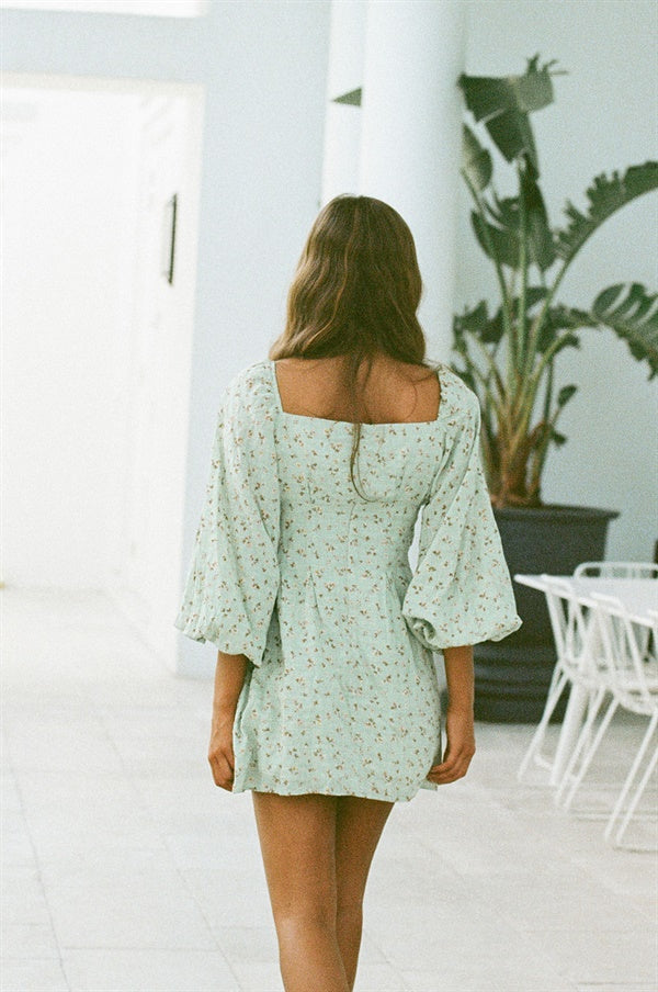 Botanical Print Tyla Women's Dress - Sample Version