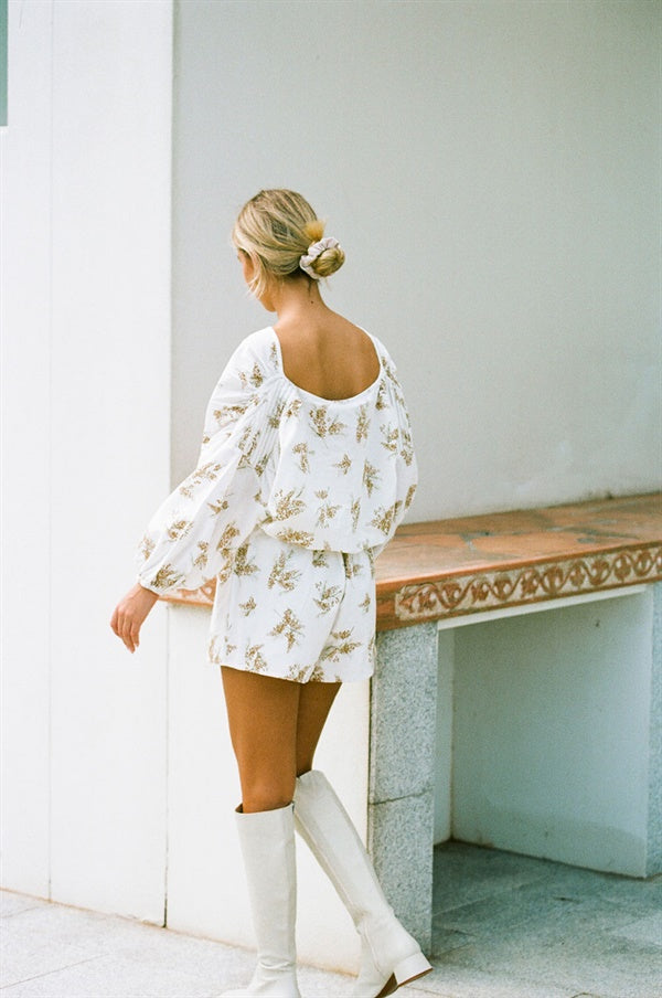 Summer Native Print High - Waisted Alita Shorts