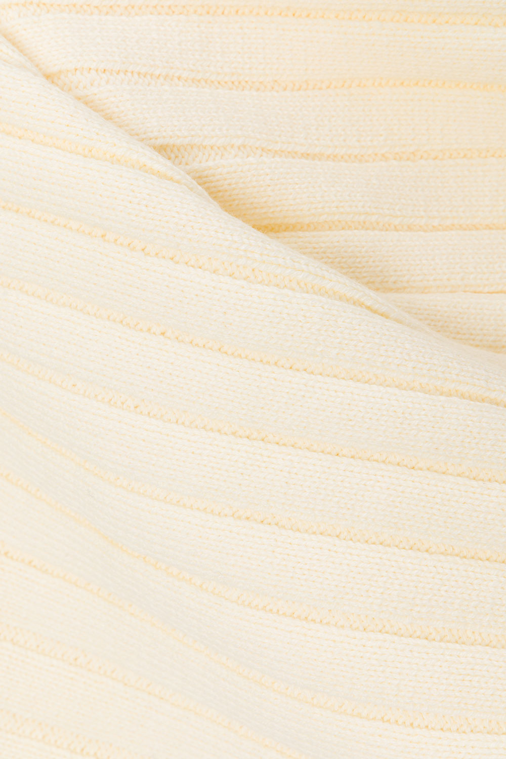 Exclusively Designed High - Quality White Cotton Blend Rib Knit Depp Shorts