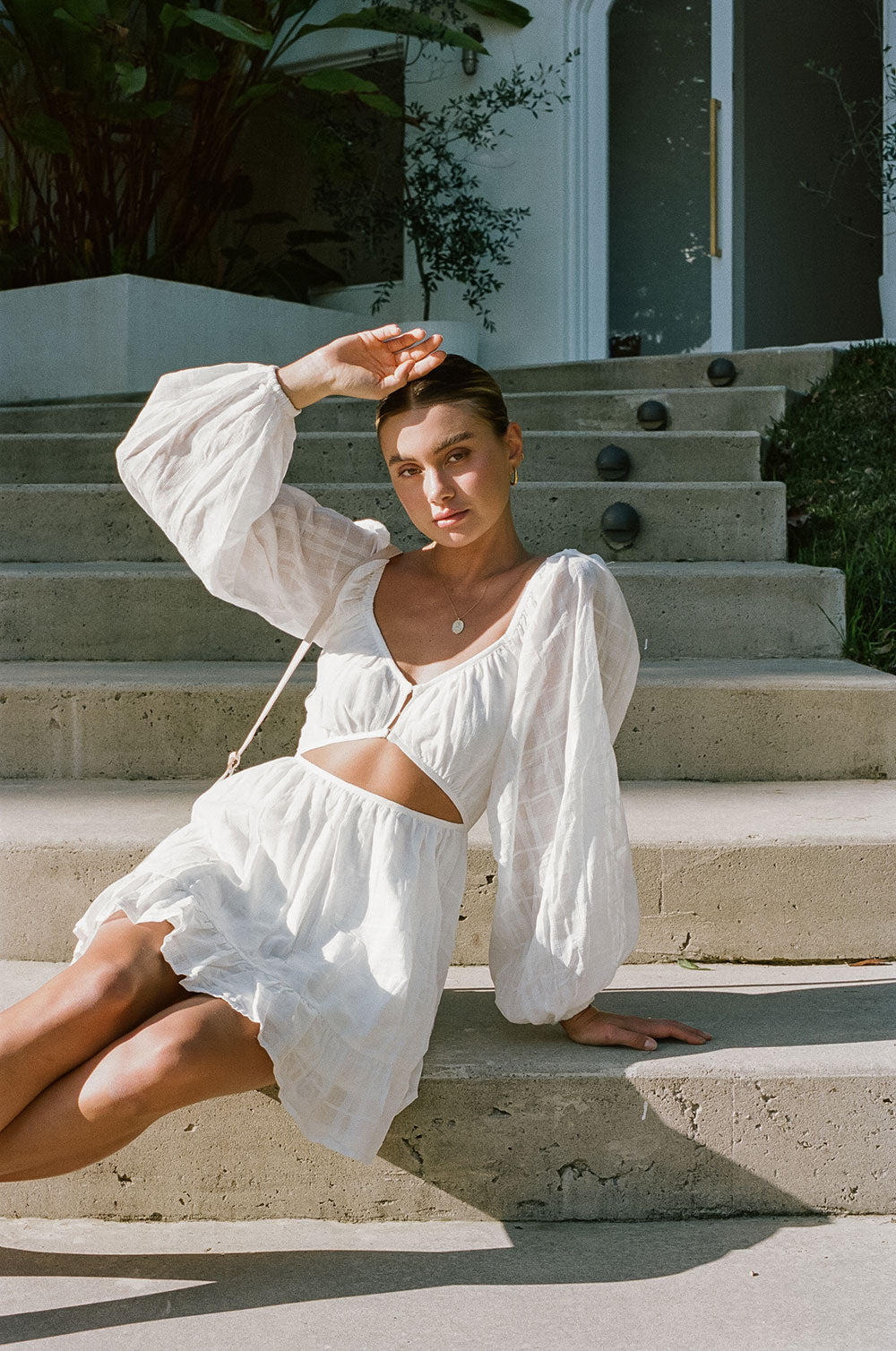 Unique Carlota Dress - A One - of - a - Kind Sample with Faint Marks