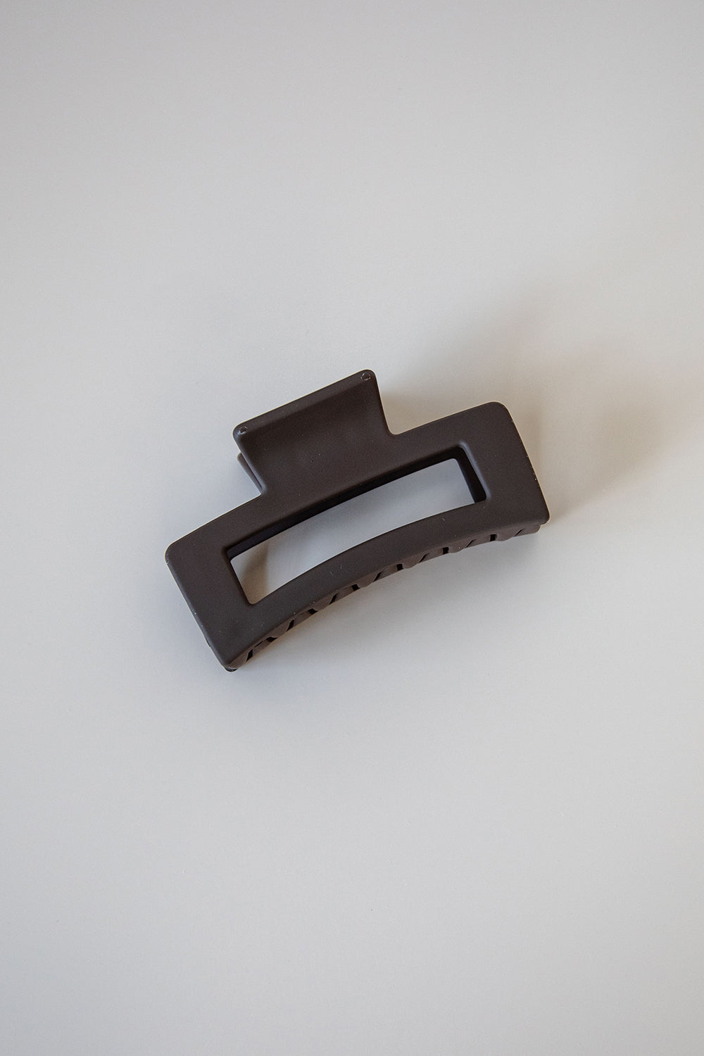 Stylish Dark Brown Hallie Claw Clip for Effortless Up - dos