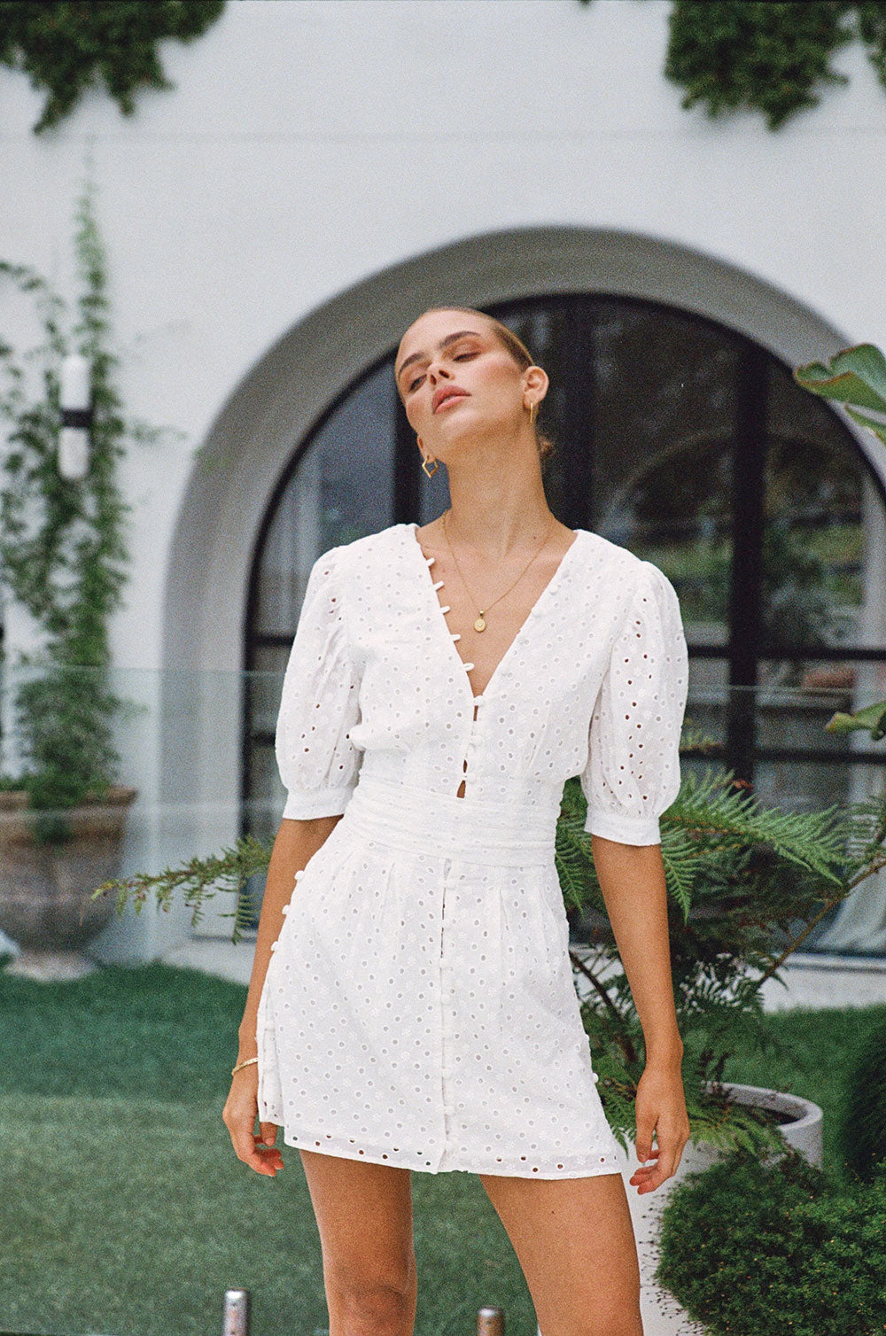 Eyelet Design Kori Style Sample Dress