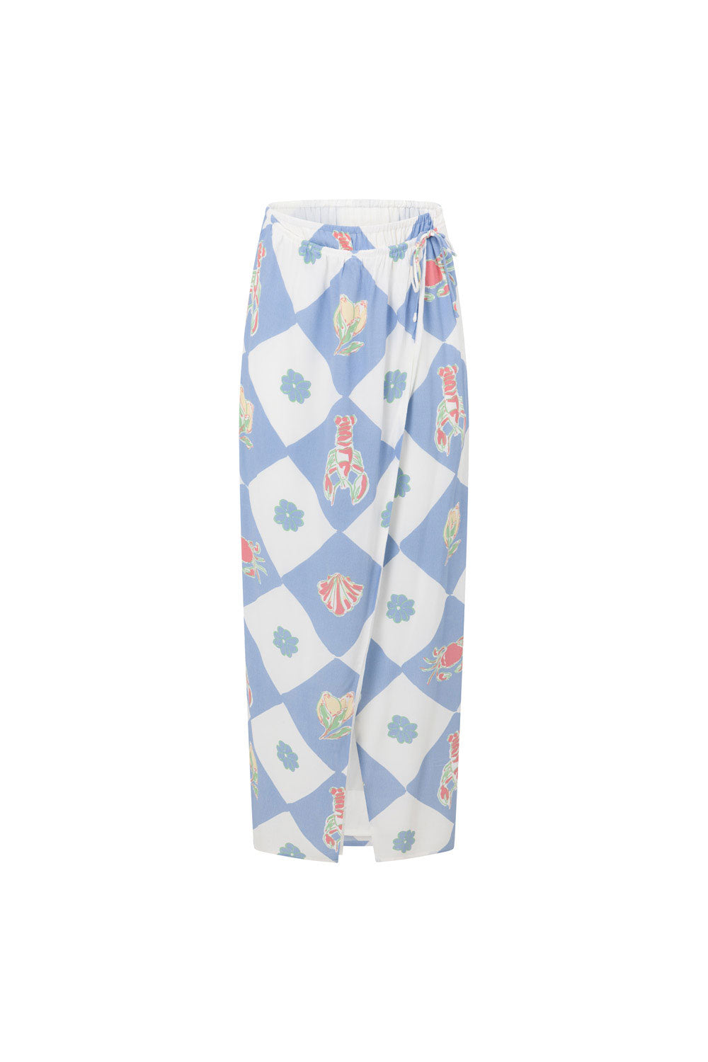Sabo's Exclusive Oceano Print Viscose Crepe Peta Top for Women